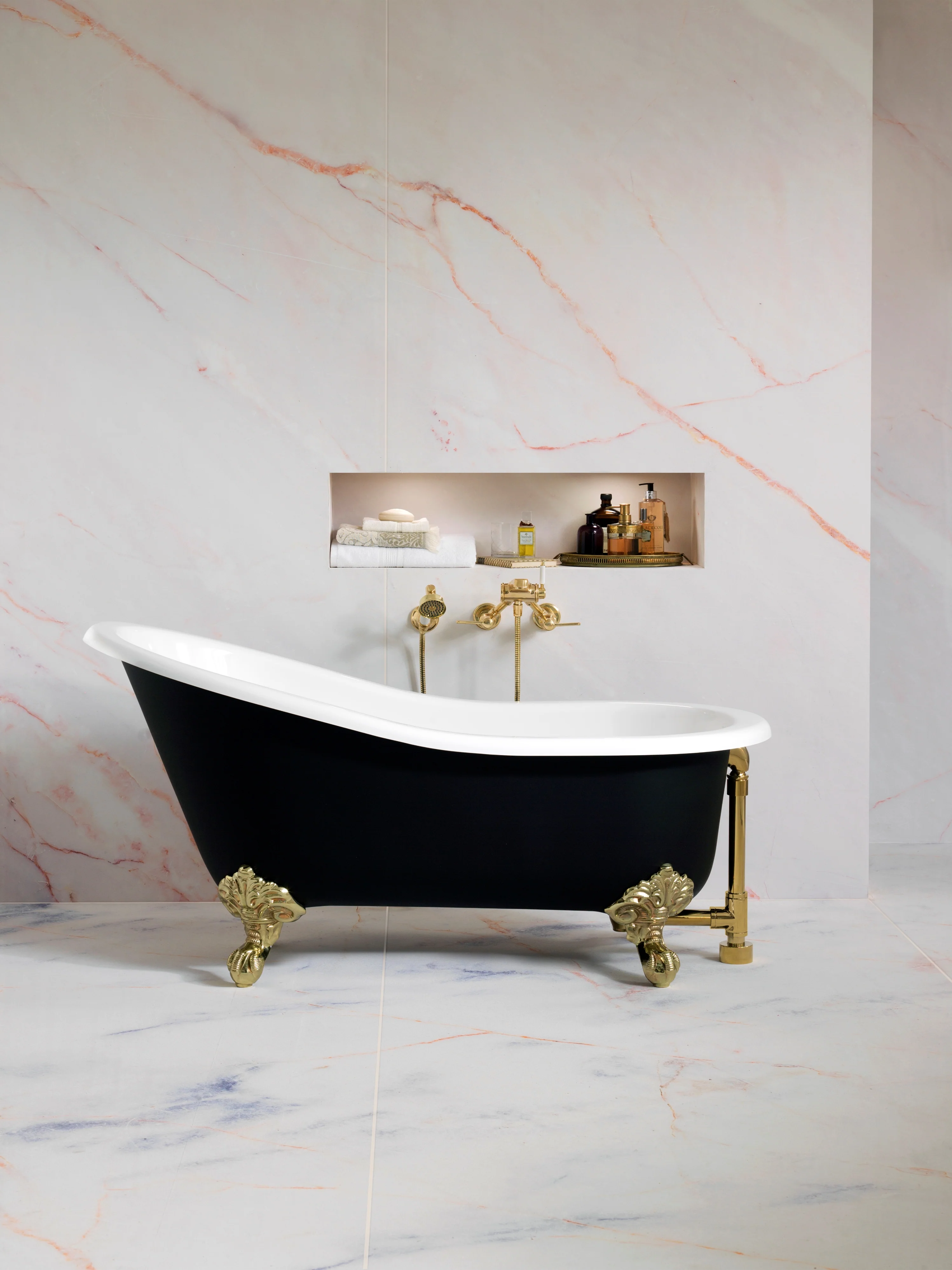 Baignoire autoportante avec trop-plein Collection Shropshire - Image 2