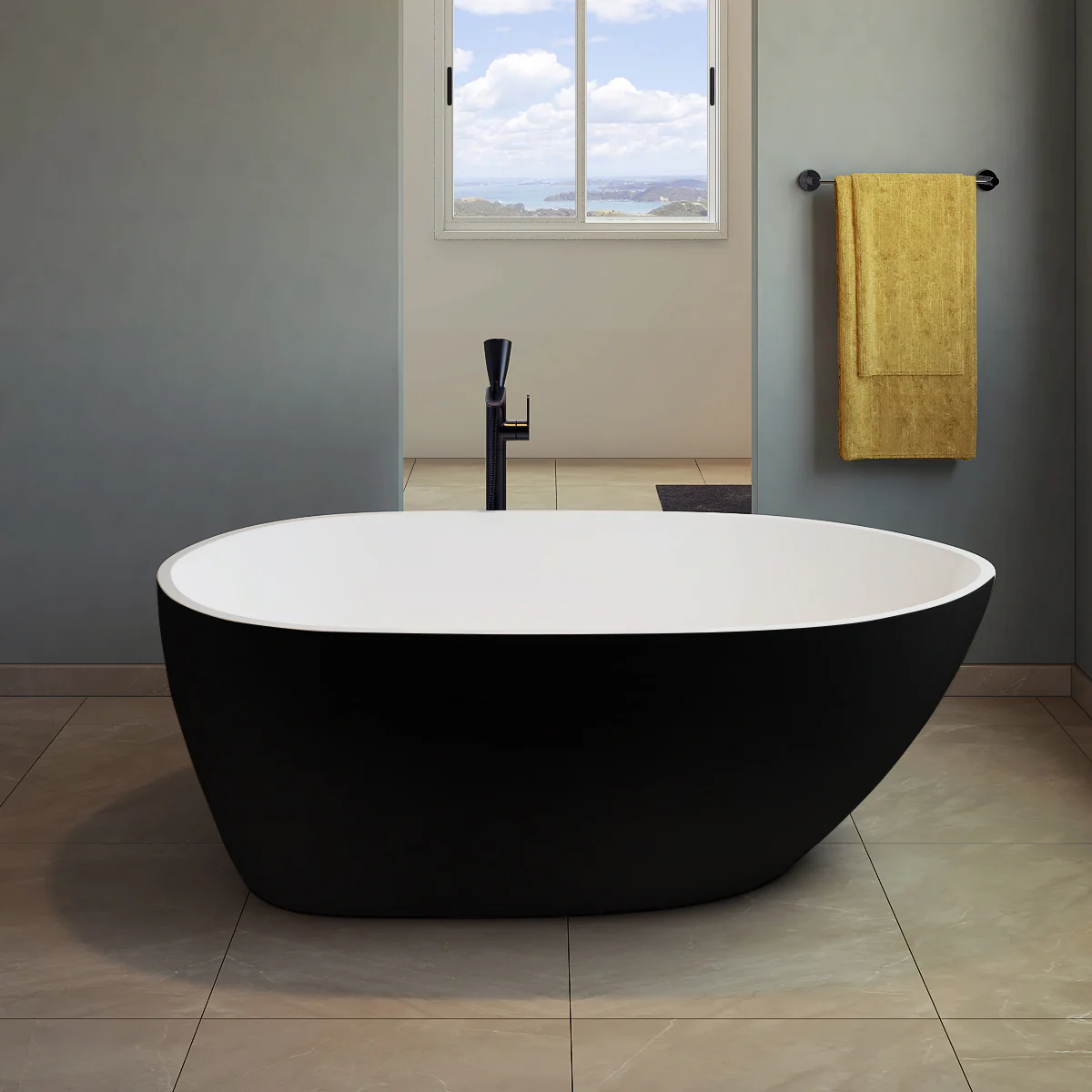 Baignoire autoportante Black Egret 67 po - Image 4