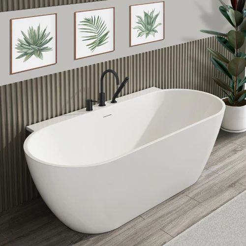 Baignoire autoportante ovale 67"