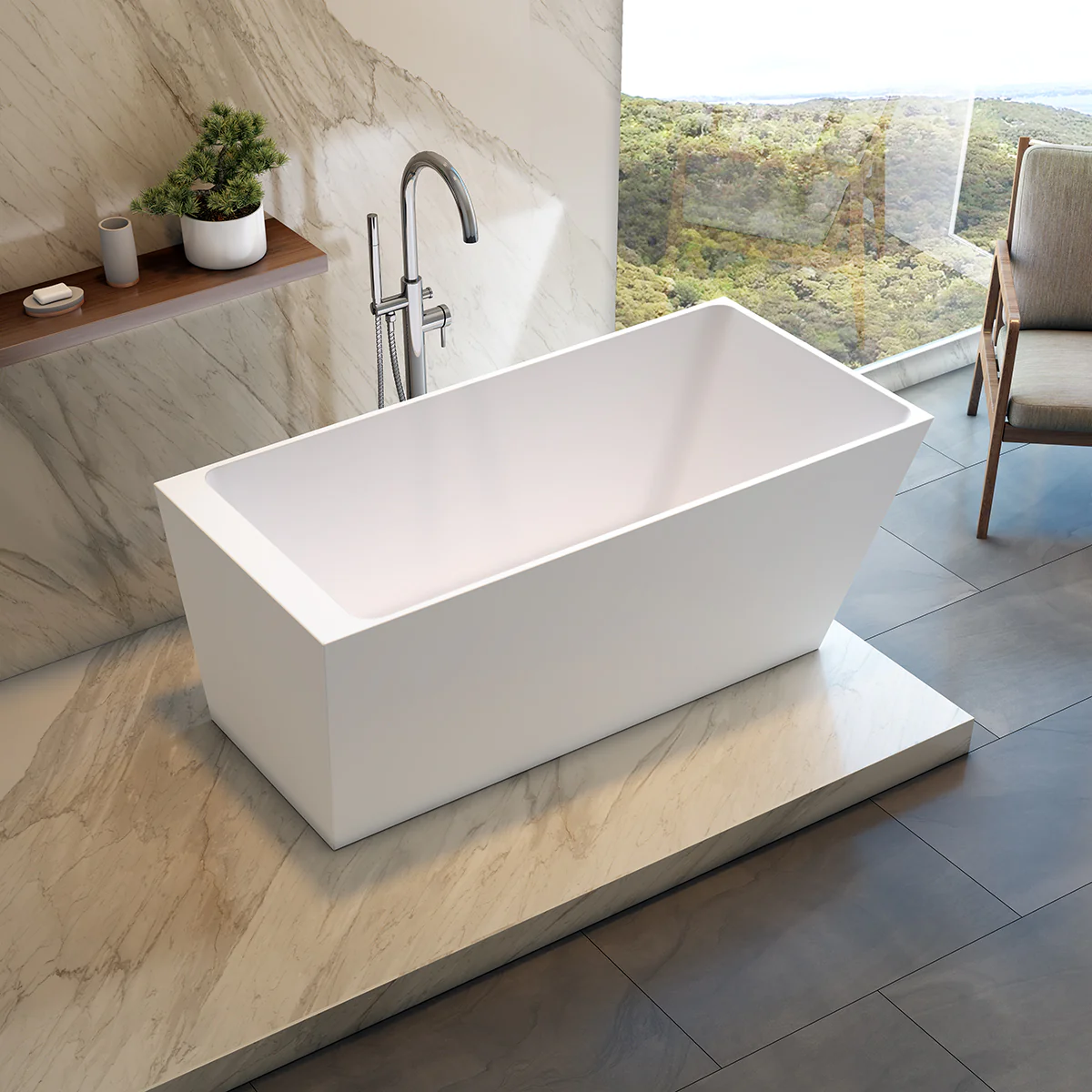 Baignoire autoportante Sedge 59 po x 30 po - Image 3