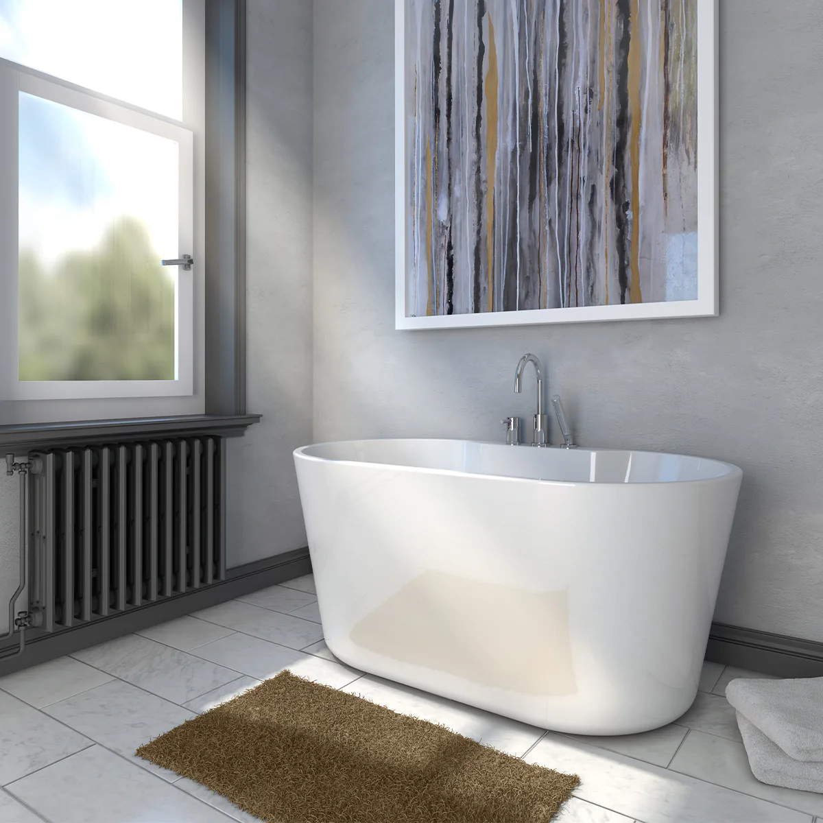 Baignoire autoportante Talon 56 po x 32 po - Image 8