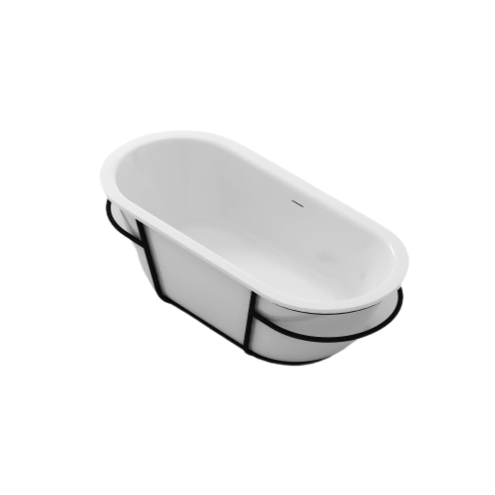Bain autoportant 71"X 32" Collection Pearl - Image 2