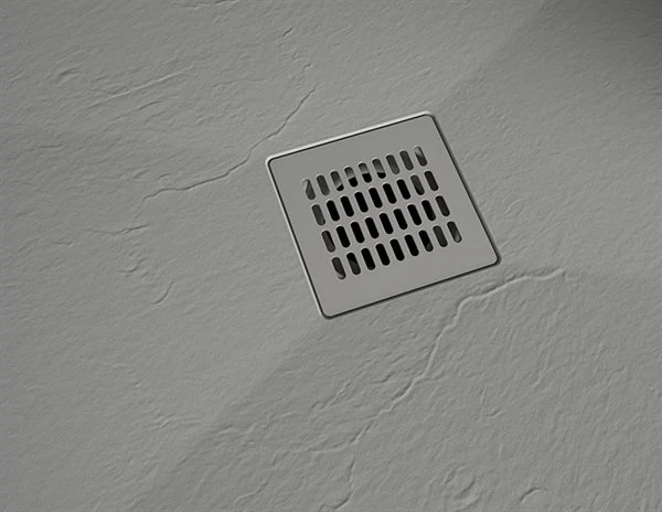 Base à seuil bas avec drain décentré 60" X 32" Collection Tavia - Image 3
