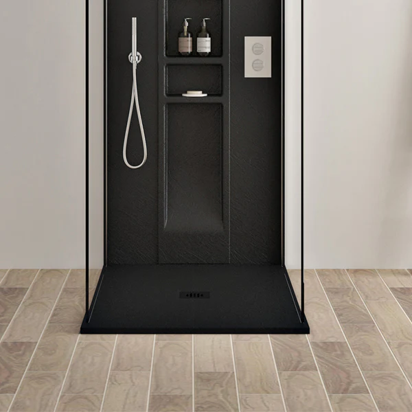 Base de douche en alcĂ´ve Collection Slate - Image 4