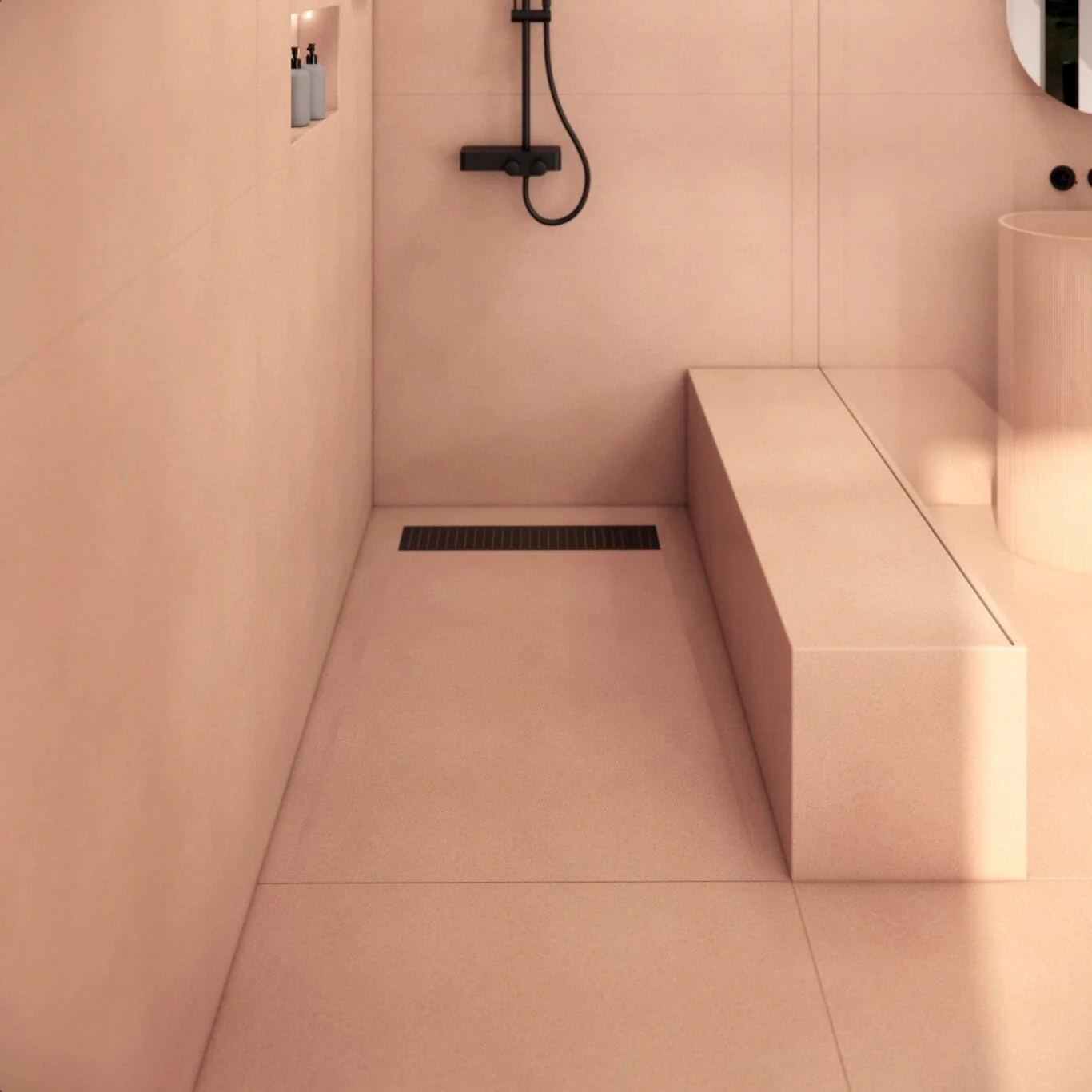 Base de douche en béton Linea - Image 17