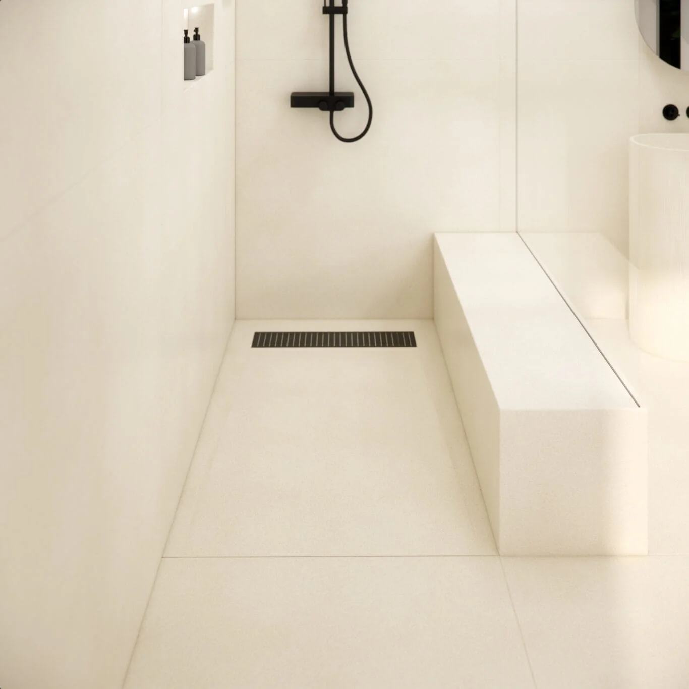 Base de douche en béton Linea - Image 8