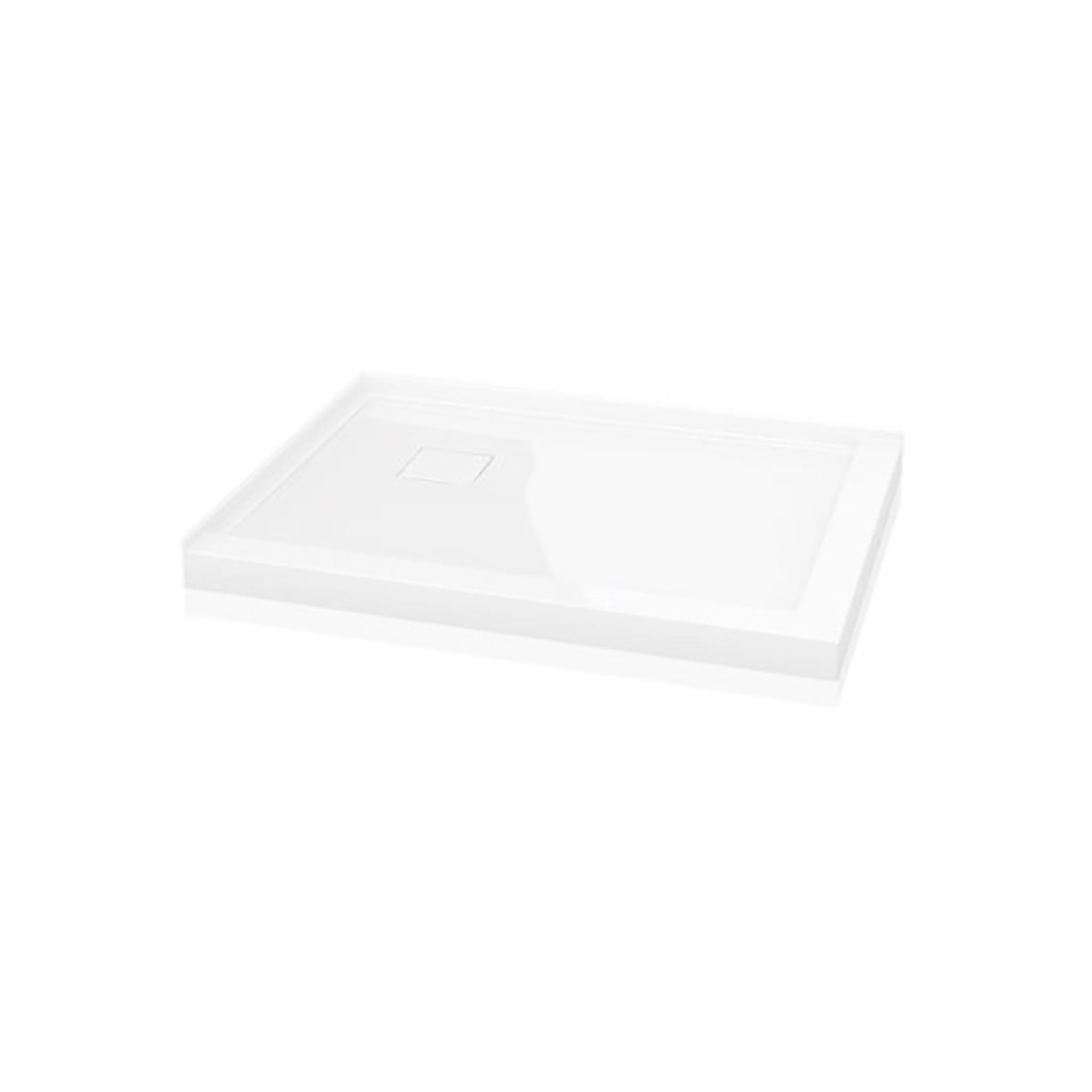 Base de douche 2 côtés avec drain en coin Collection ADT
