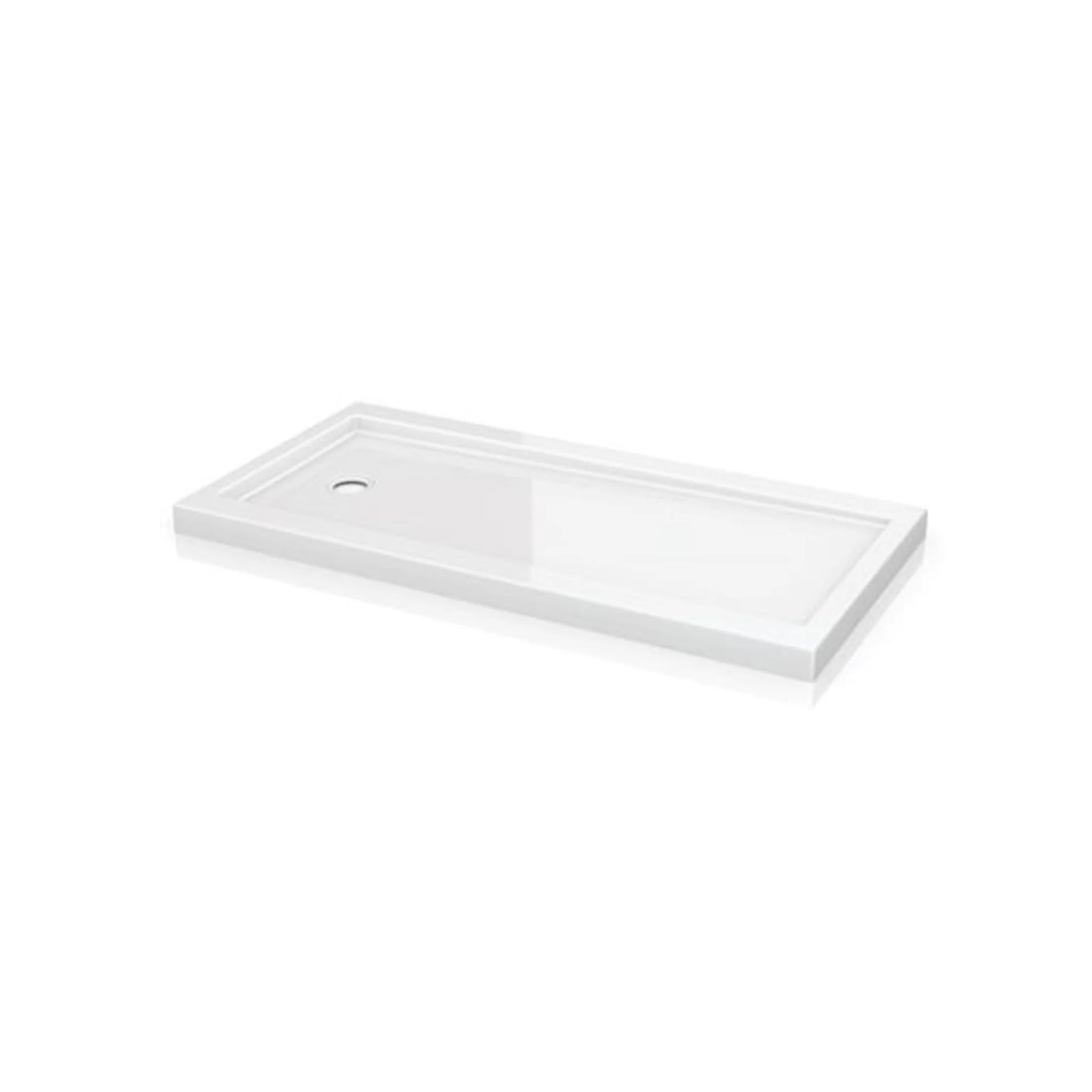 Base de douche avec drain décentré ADQ