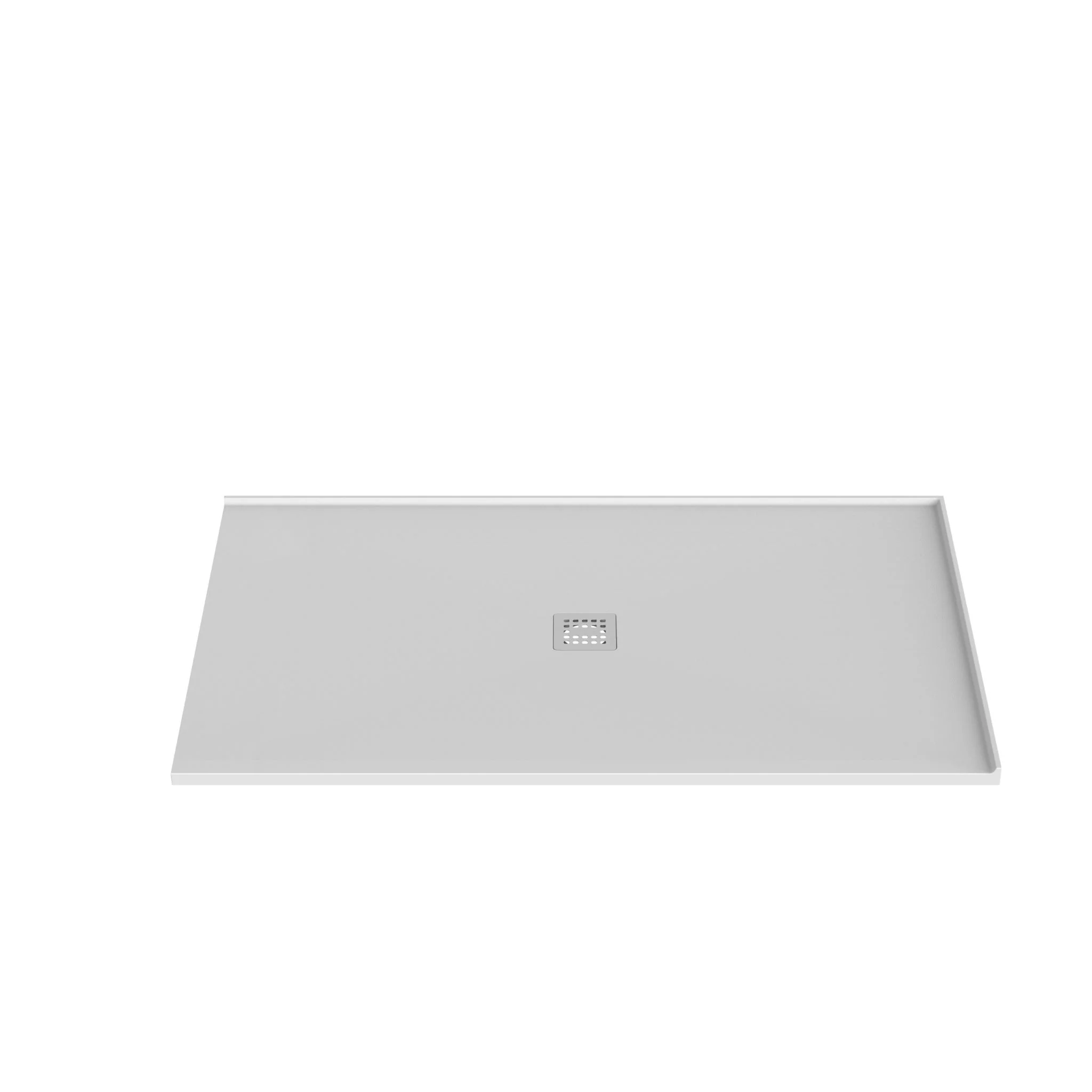 Base de douche en aggloméré de pierre 2 côtés 60" x 36" - Image 2