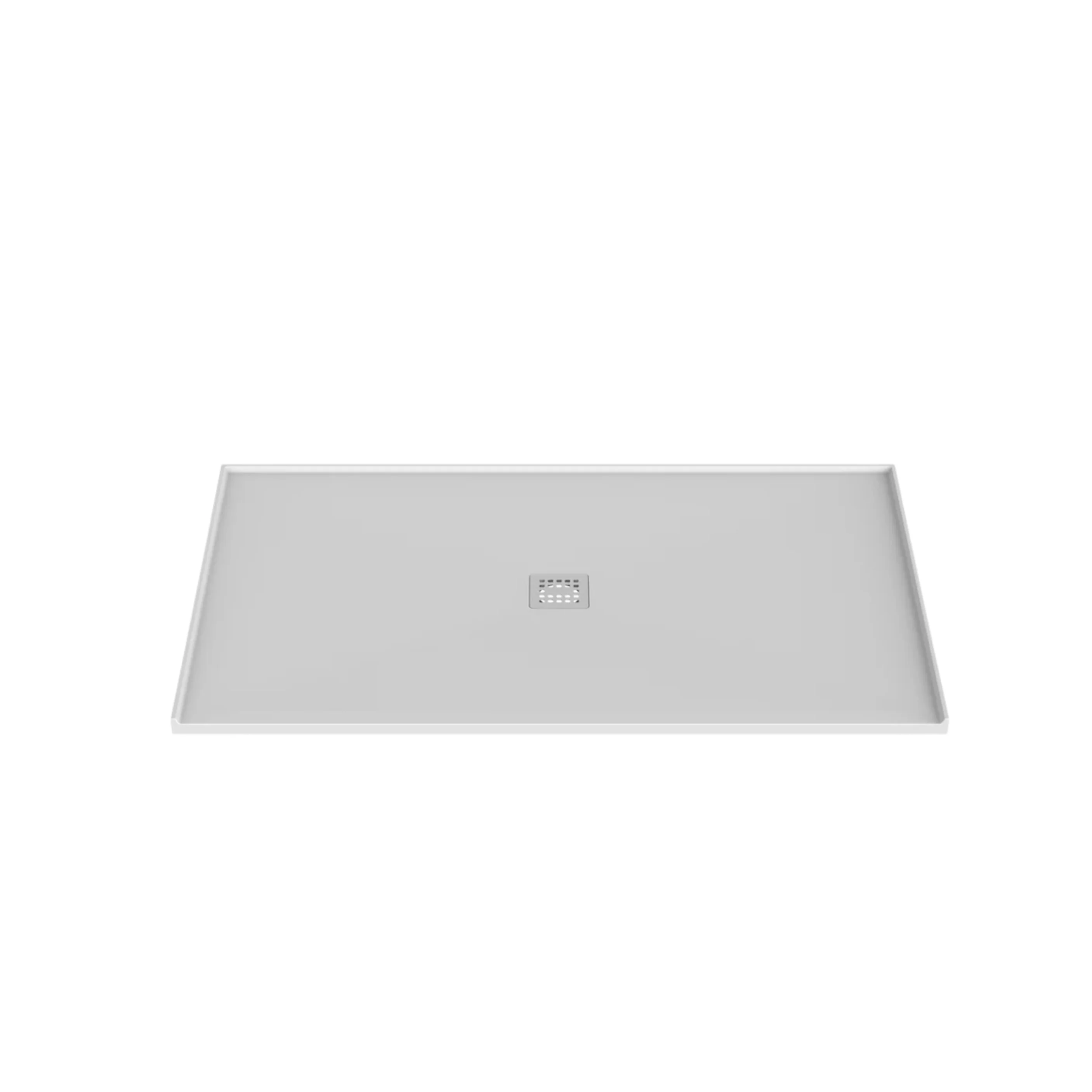 Base de douche en aggloméré de pierre en alcôve 60" x 36" - Image 2