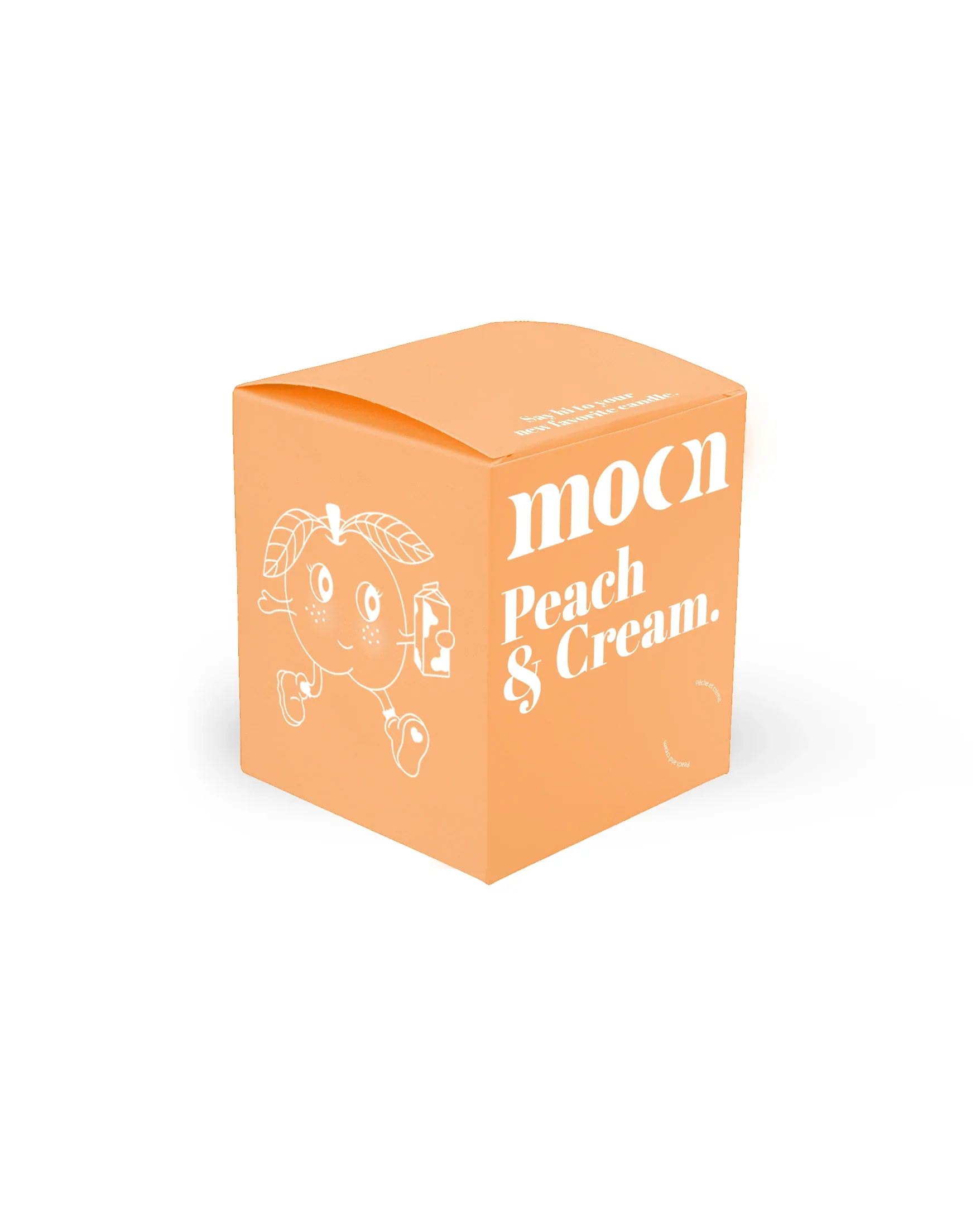 Bougie peach & cream - Image 2