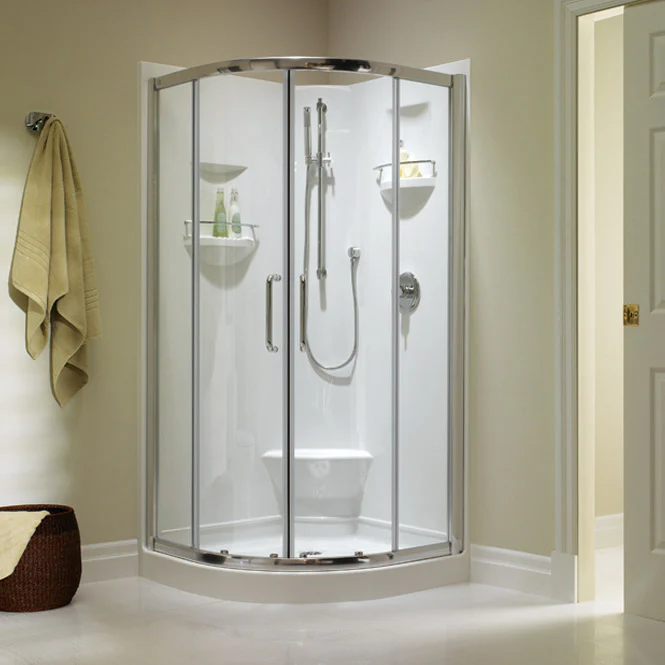Cabine de douche néo-ronde 36"