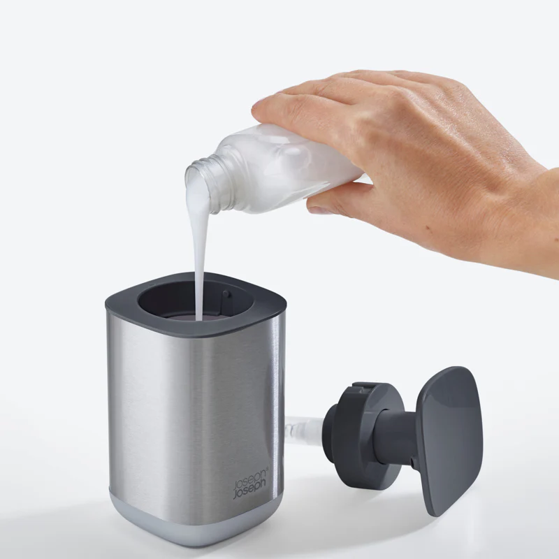 Distributeur Ă savon Inox / noir - Image 3