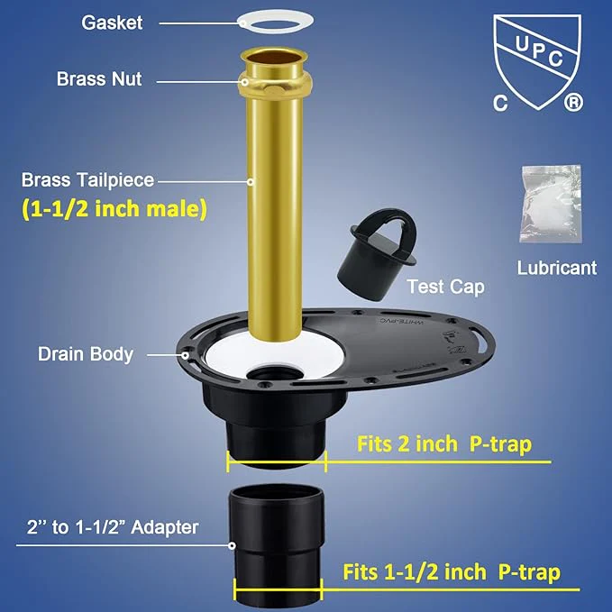 Drain pour bain autoportant en ABS - Image 2