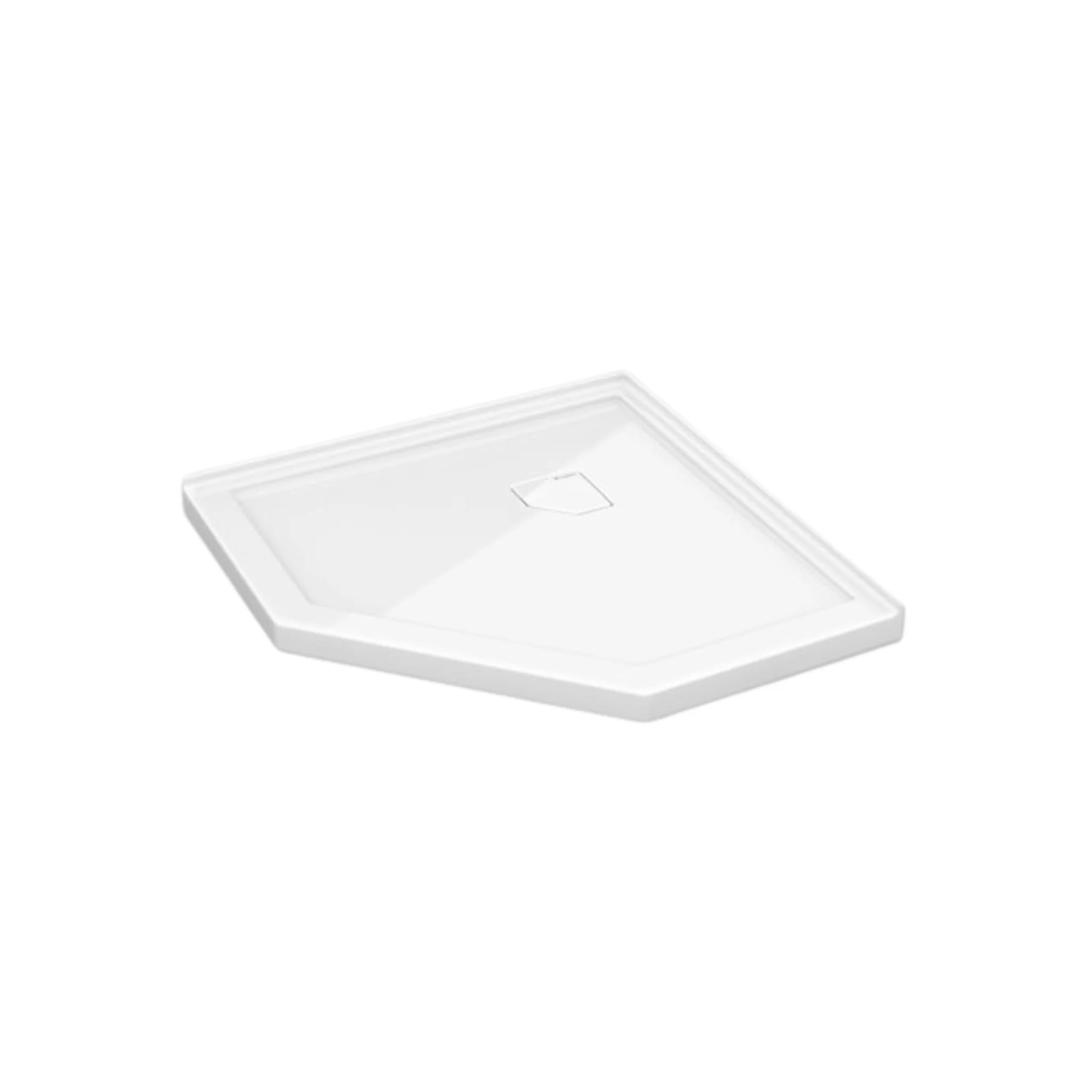 Duo Porte de douche néo-angle 42" Chrome Collection Platinum + Base LPM PROMO - Image 2