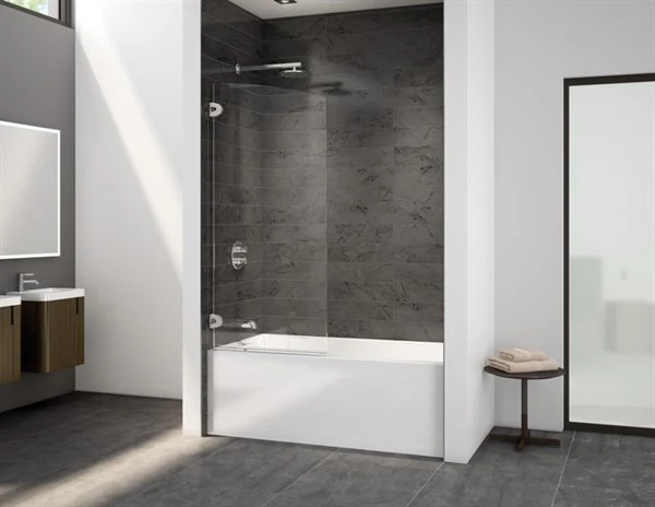Écran de bain pivotant arrondi 63" Collection Select Solo - Image 2