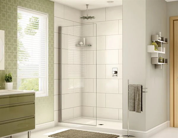 Écran de douche pivotant 75" Chrome Collection Siena