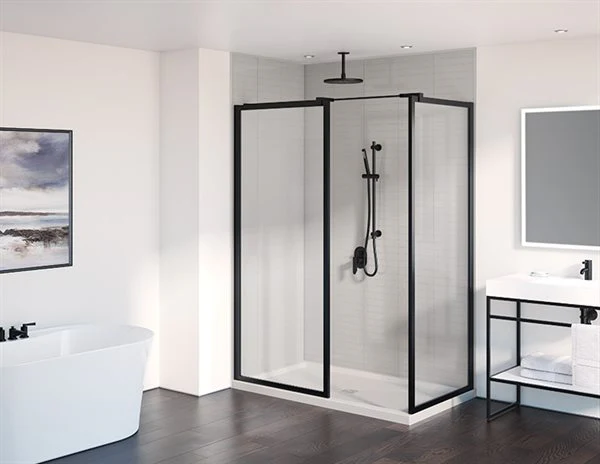 Écrans de douche fixes à 2 côtés 79" Collection Elera - Image 3