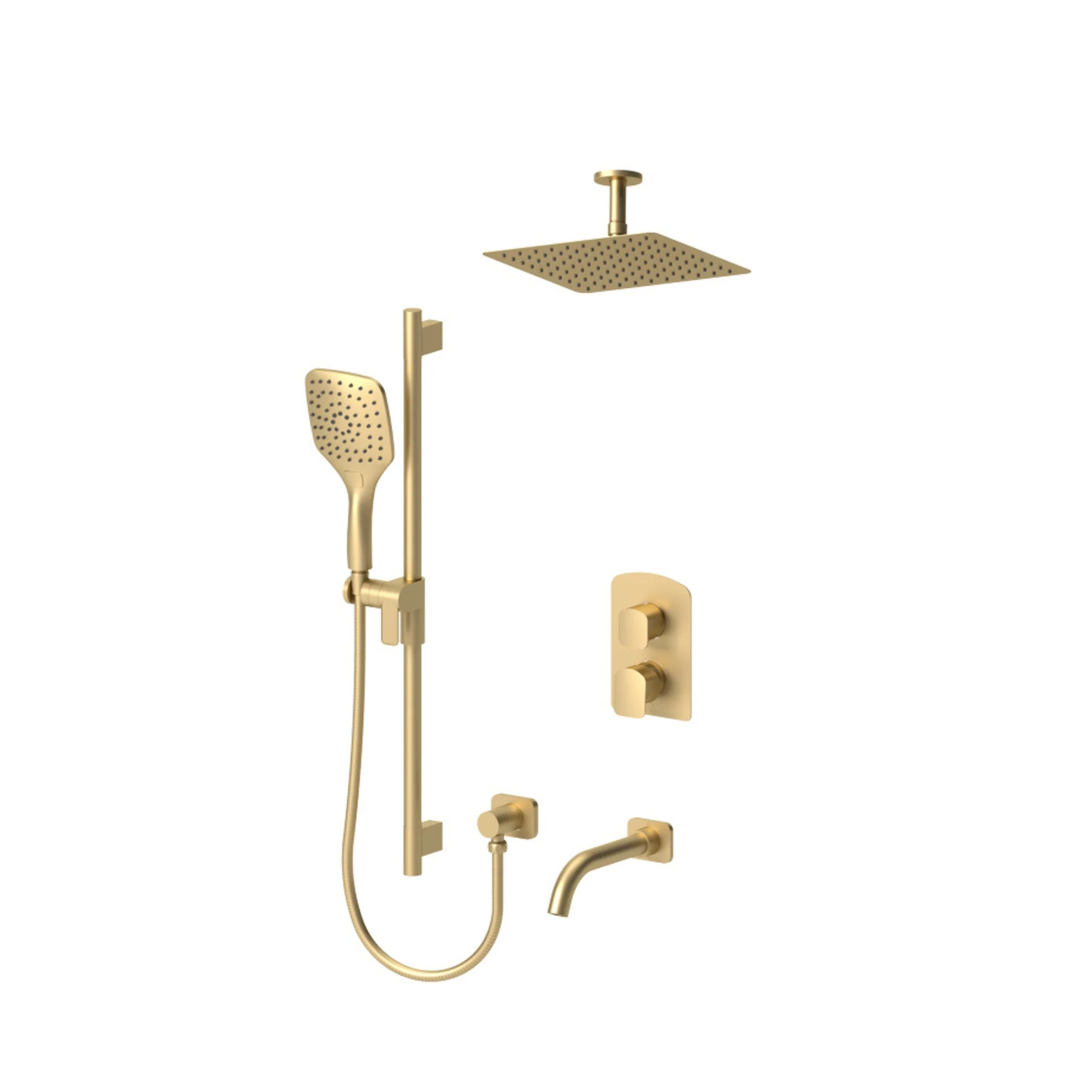 Ensemble de bain/douche T-box 3 fonctions collection Delano plafond - Image 3