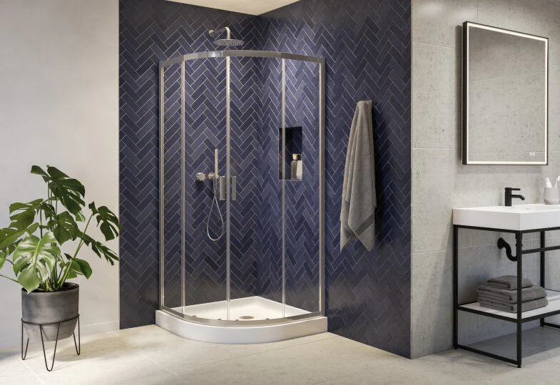 Ensemble de douche ronde Collection Nellie