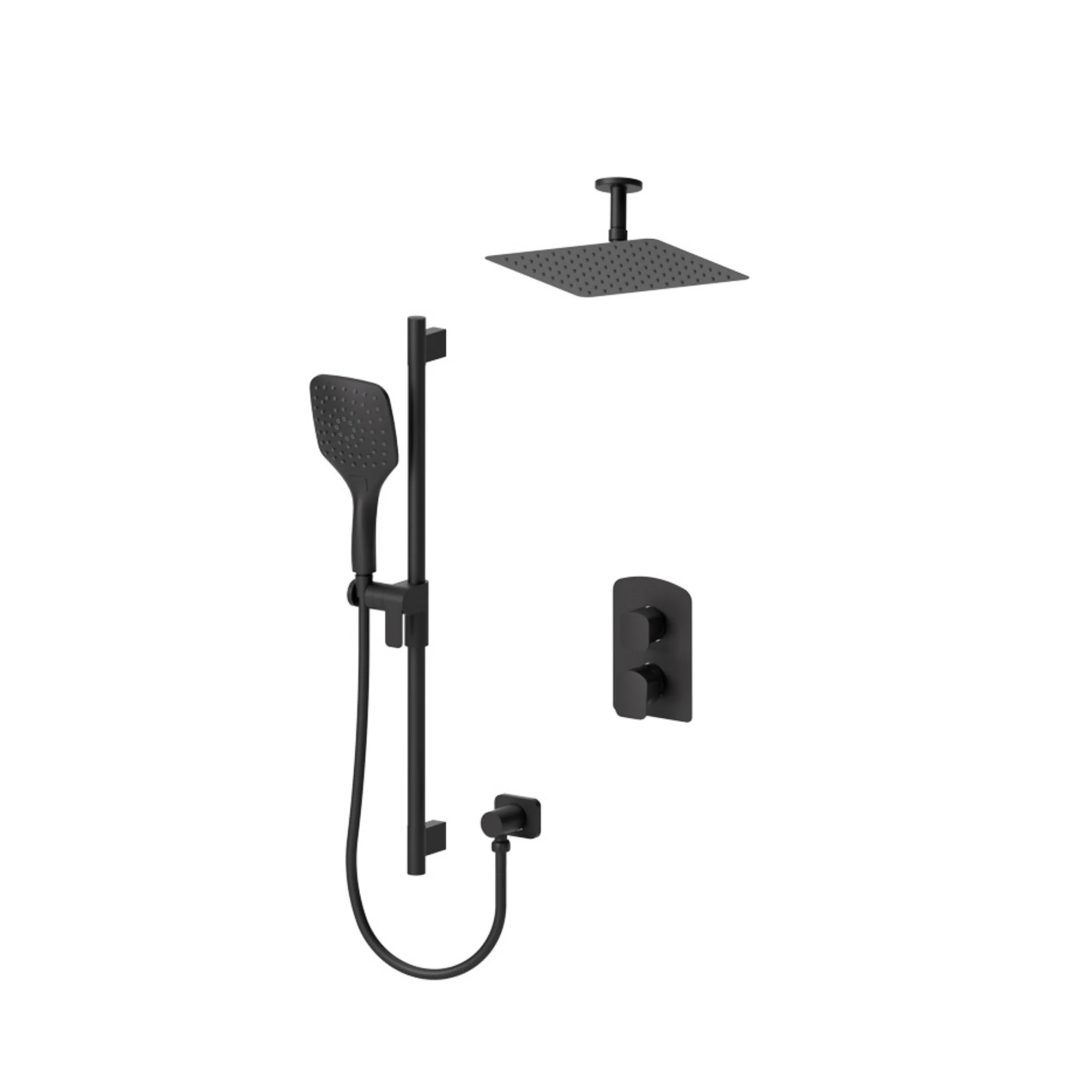 Ensemble de douche T-box 2 fonctions collection Delano Plafond - Image 2