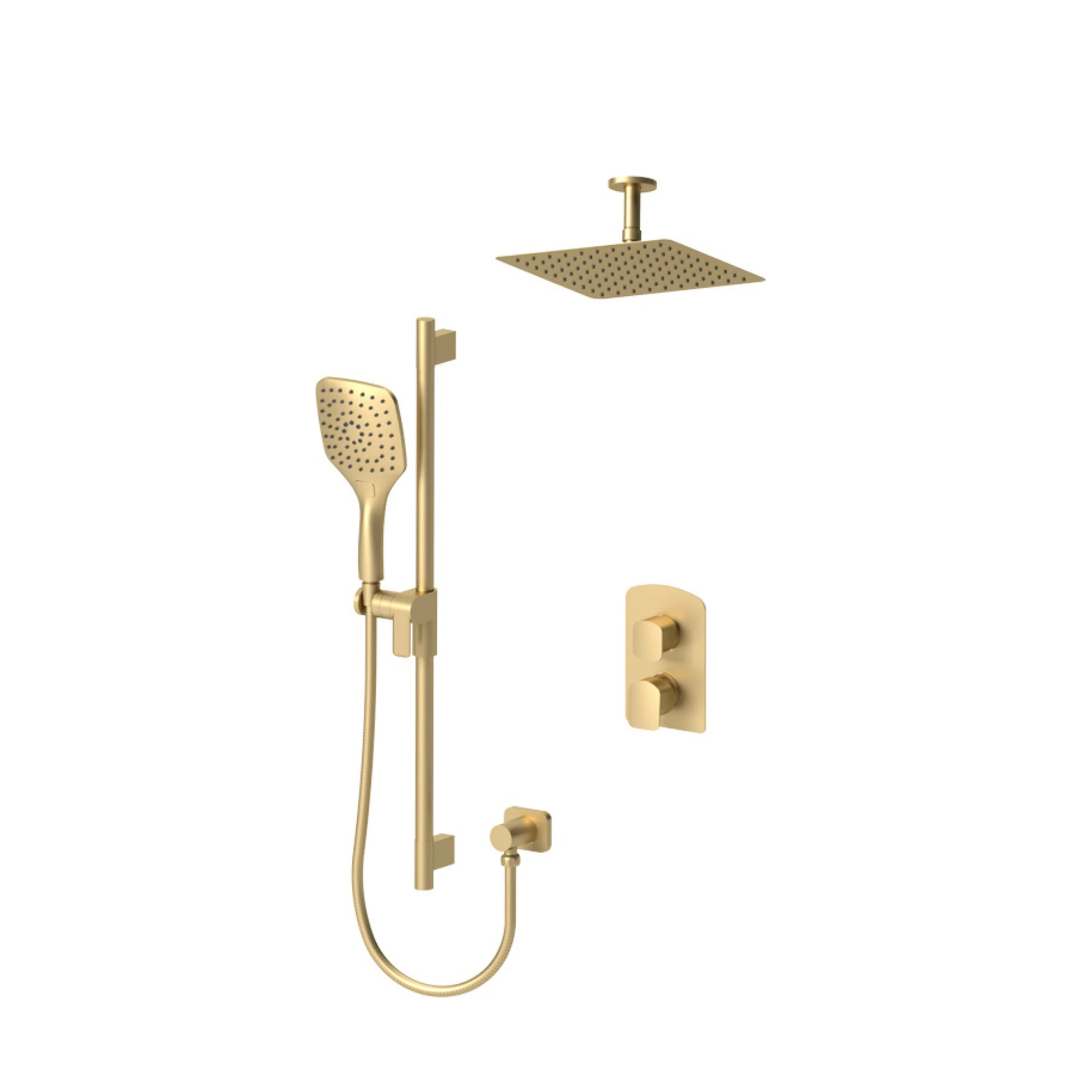 Ensemble de douche T-box 2 fonctions collection Delano Plafond - Image 3