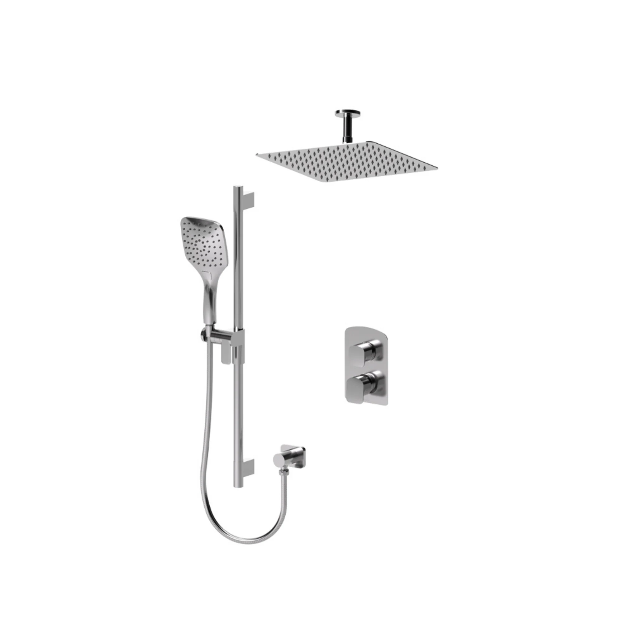 Ensemble de douche T-box 2 fonctions collection Delano Plafond - Image 4