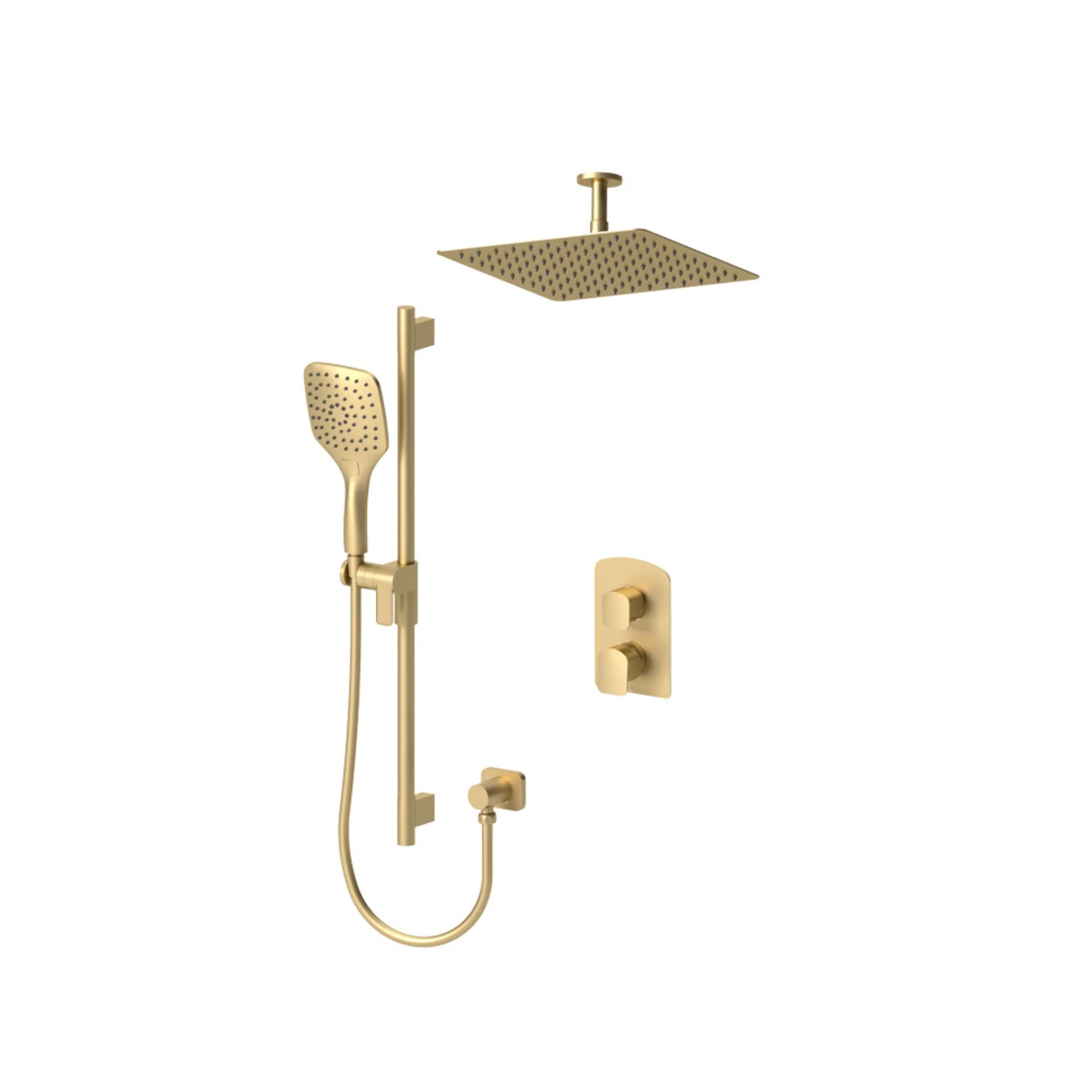 Ensemble de douche T-box 2 fonctions collection Delano Plafond - Image 6