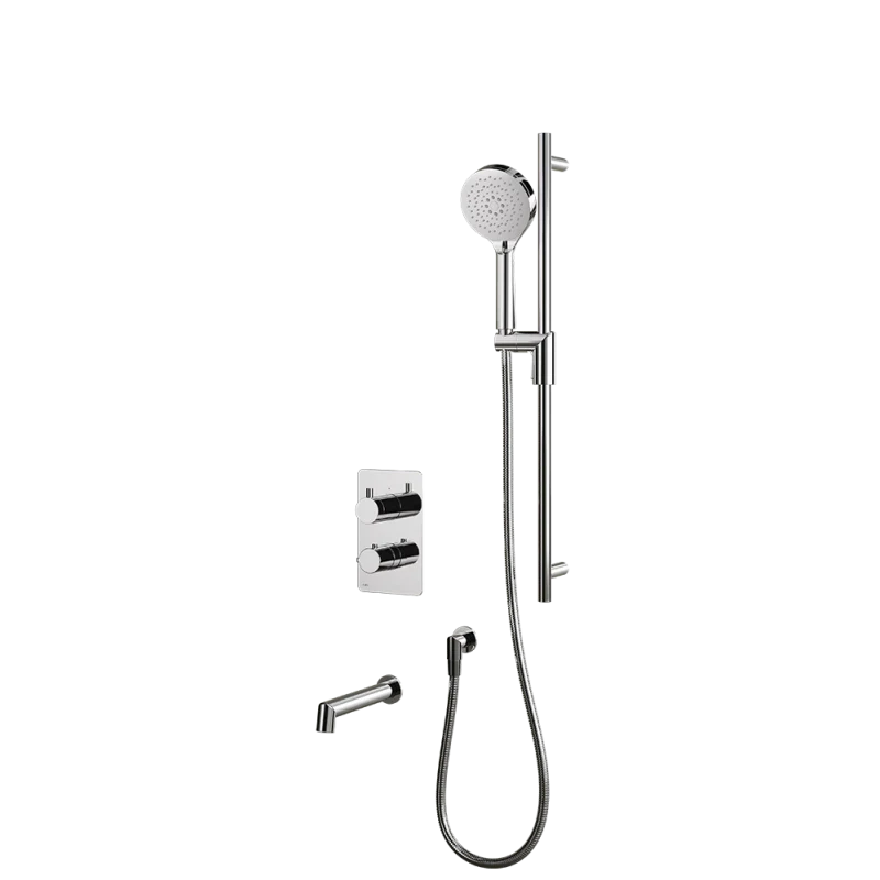Ensemble de robinets bain/douche thermostatique 1/2" Collection Moon - Image 2