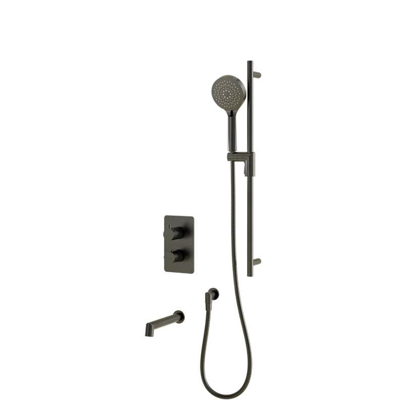 Ensemble de robinets bain/douche thermostatique 1/2" Collection Moon - Image 4