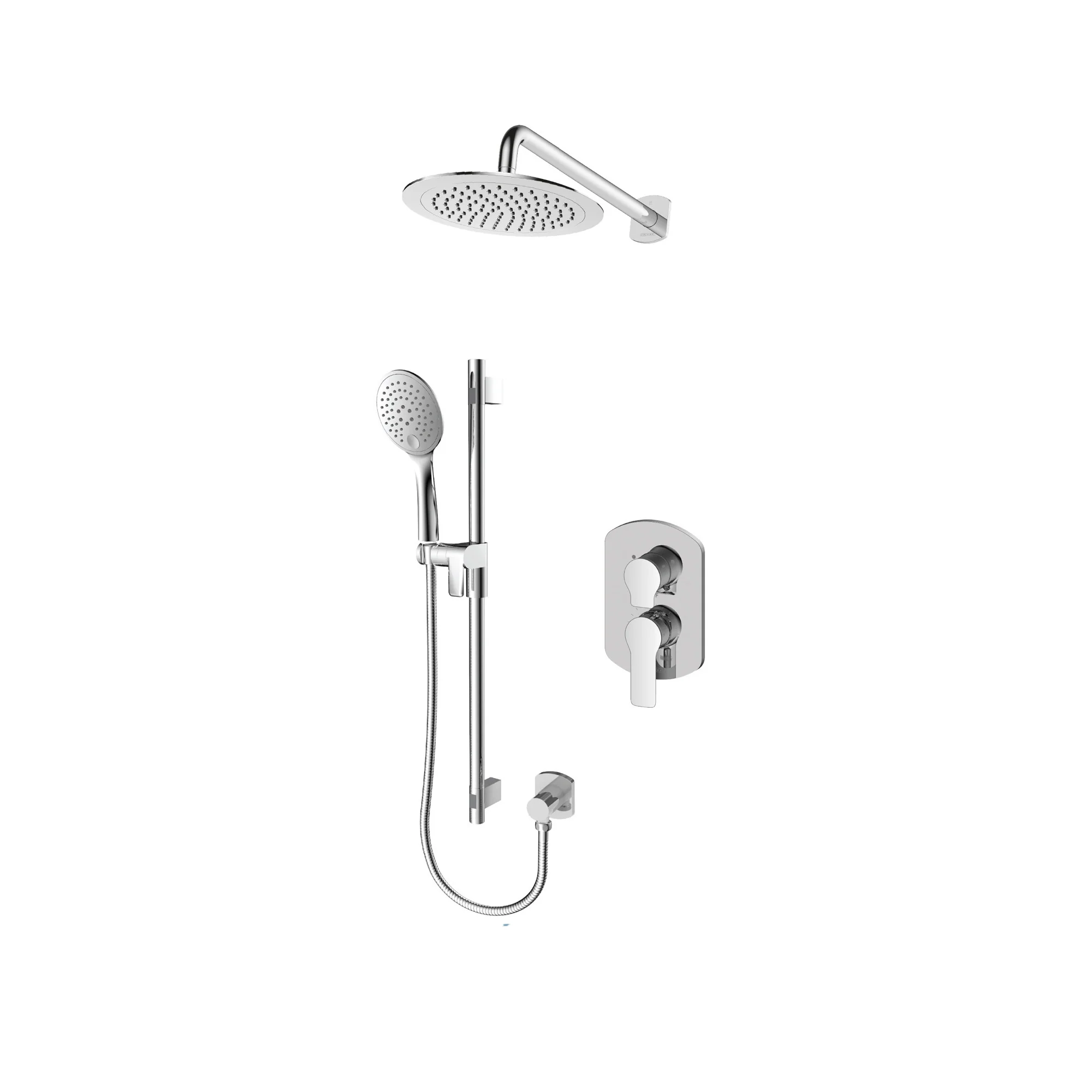Ensemble de douche 2 voies Collection Galia, pression balancée