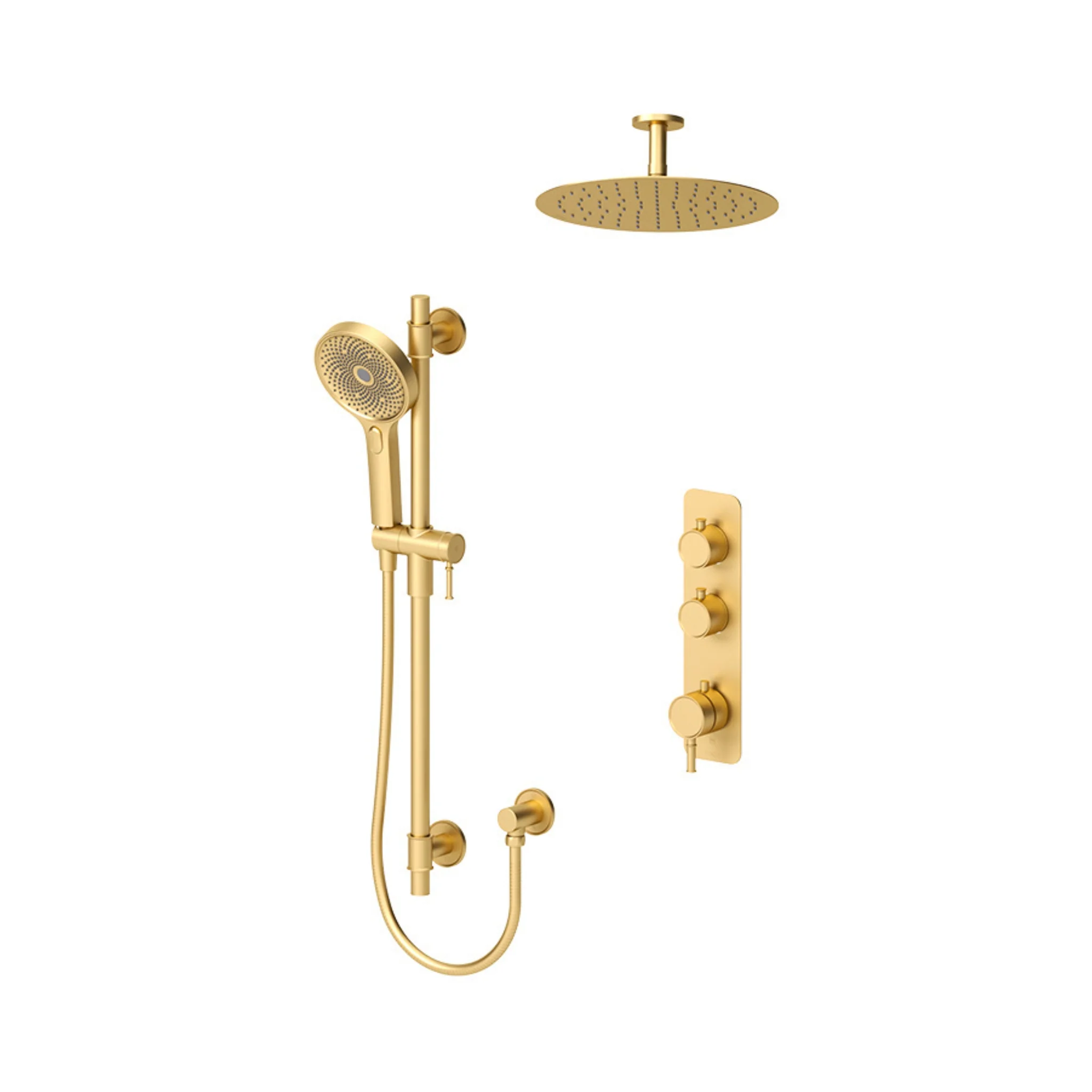 Ensemble de douche EXTENZA plafond, 2 fonctions, Collection Alyss - Image 3