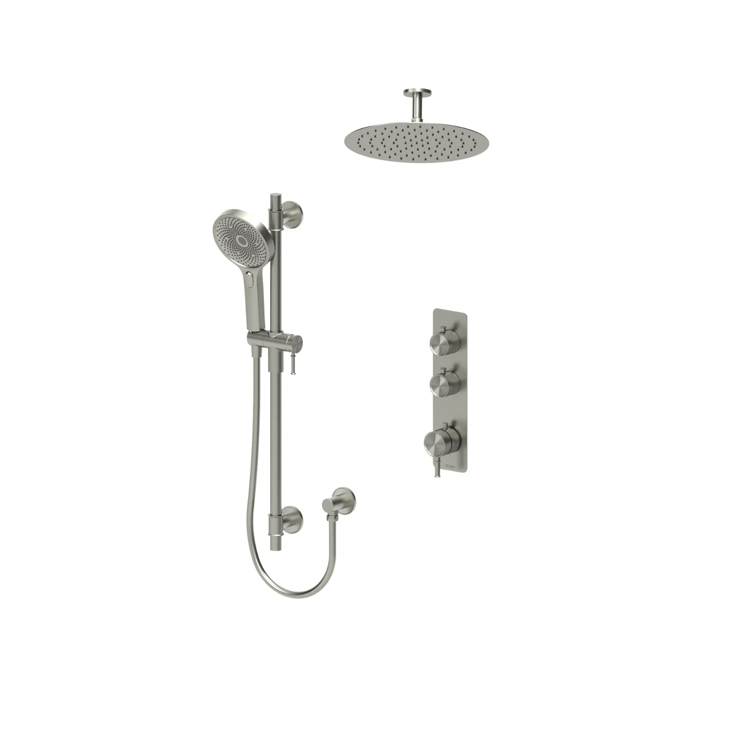 Ensemble de douche EXTENZA plafond, 2 fonctions, Collection Alyss - Image 4
