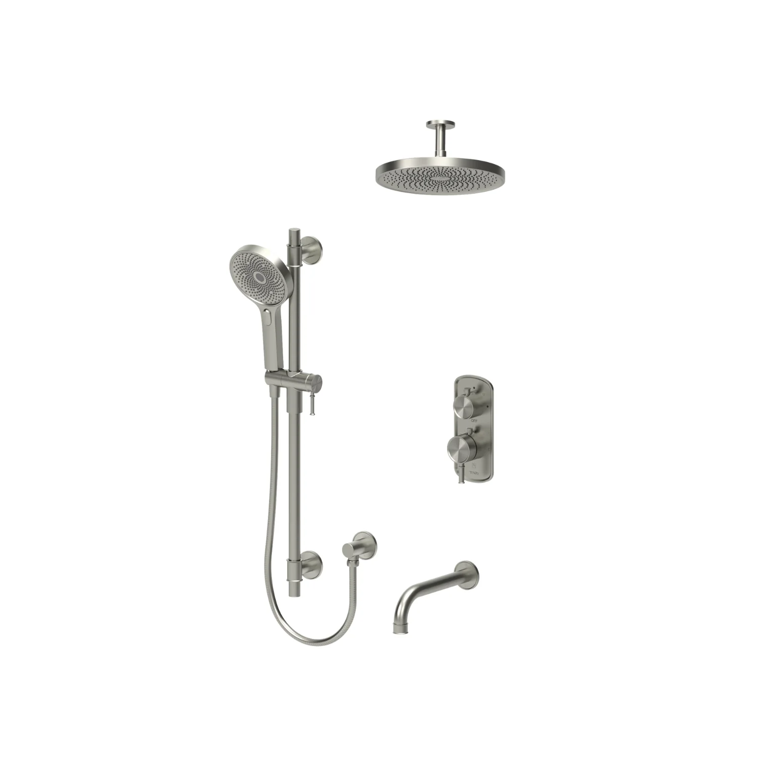Ensemble de douche T-BOX, 3 fonctions, Collection Alyss - Image 7