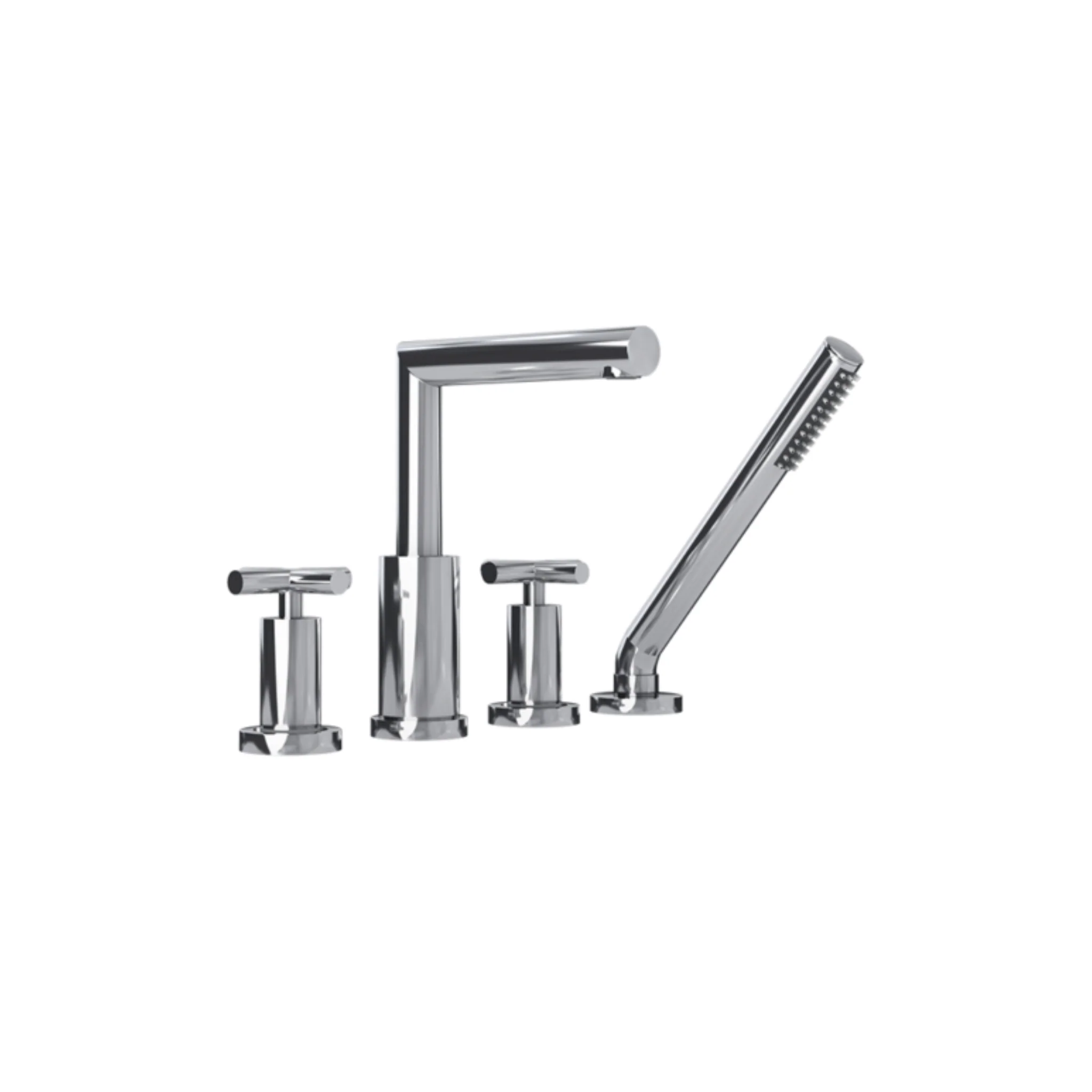 Ensemble Gael chrome robinet de bain et lavabo - Image 2