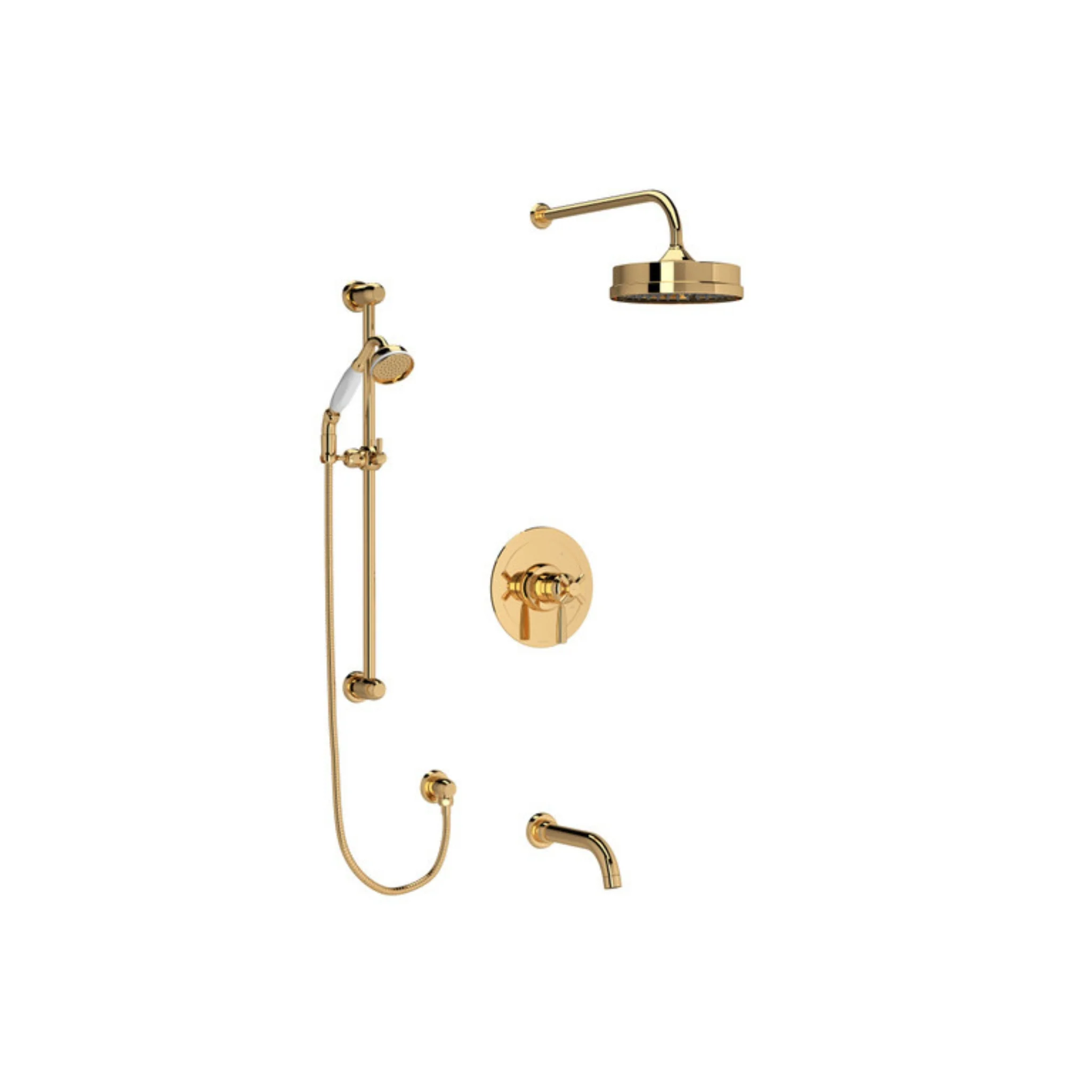 Ensemble de robinet de bain/douche 3 voies Collection Holborn - Image 4