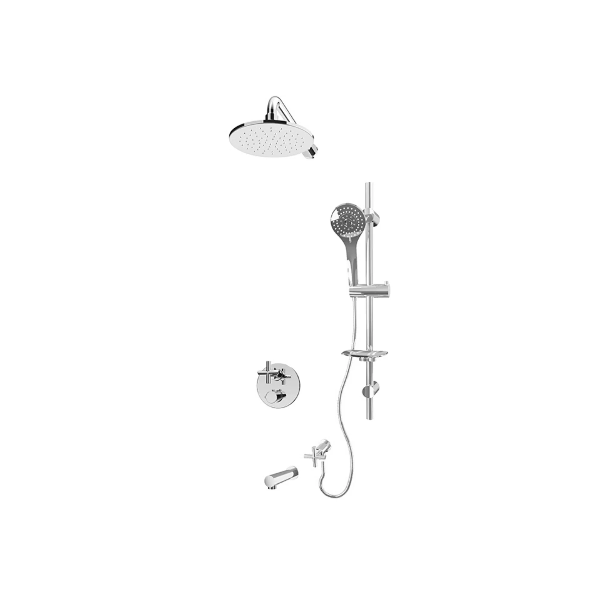 Ensemble de robinet de bain/douche 1/2" Collection Alex