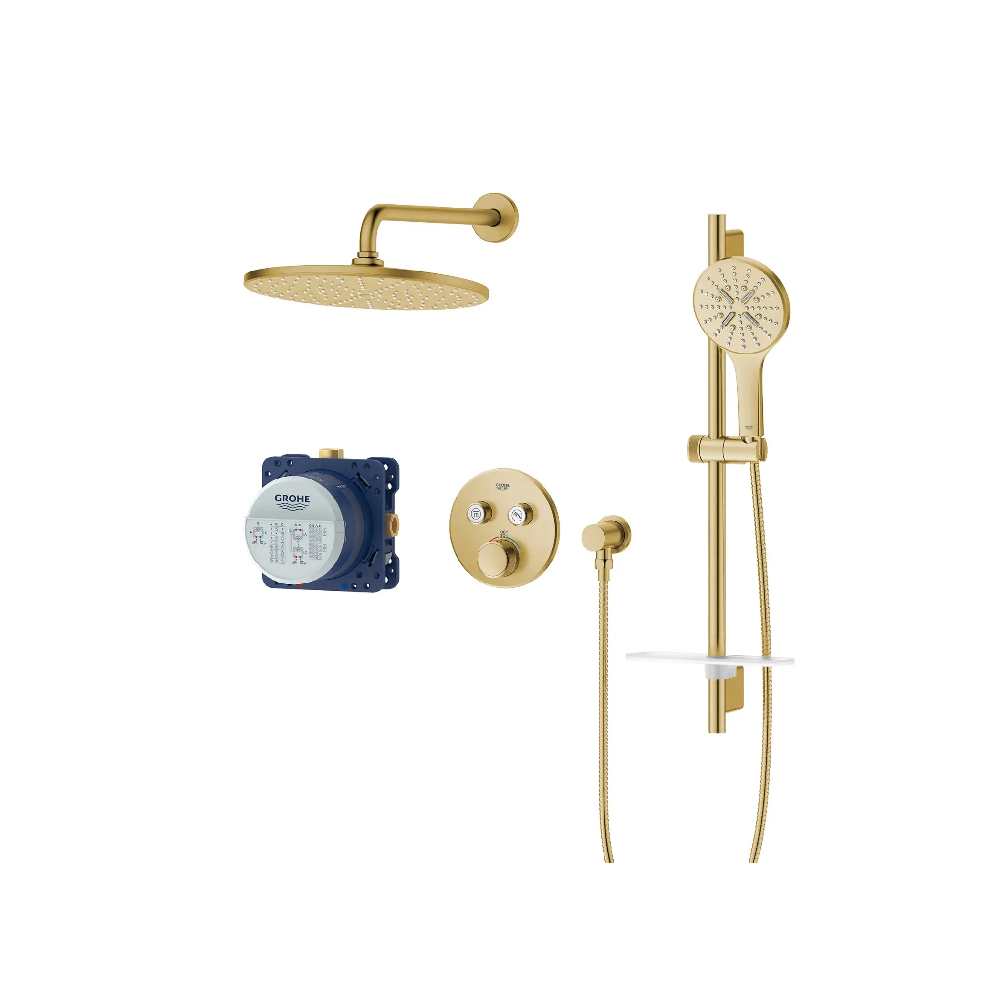 Ensemble de robinet de douche thermostatique Collection SMARTCONTROL - Image 2
