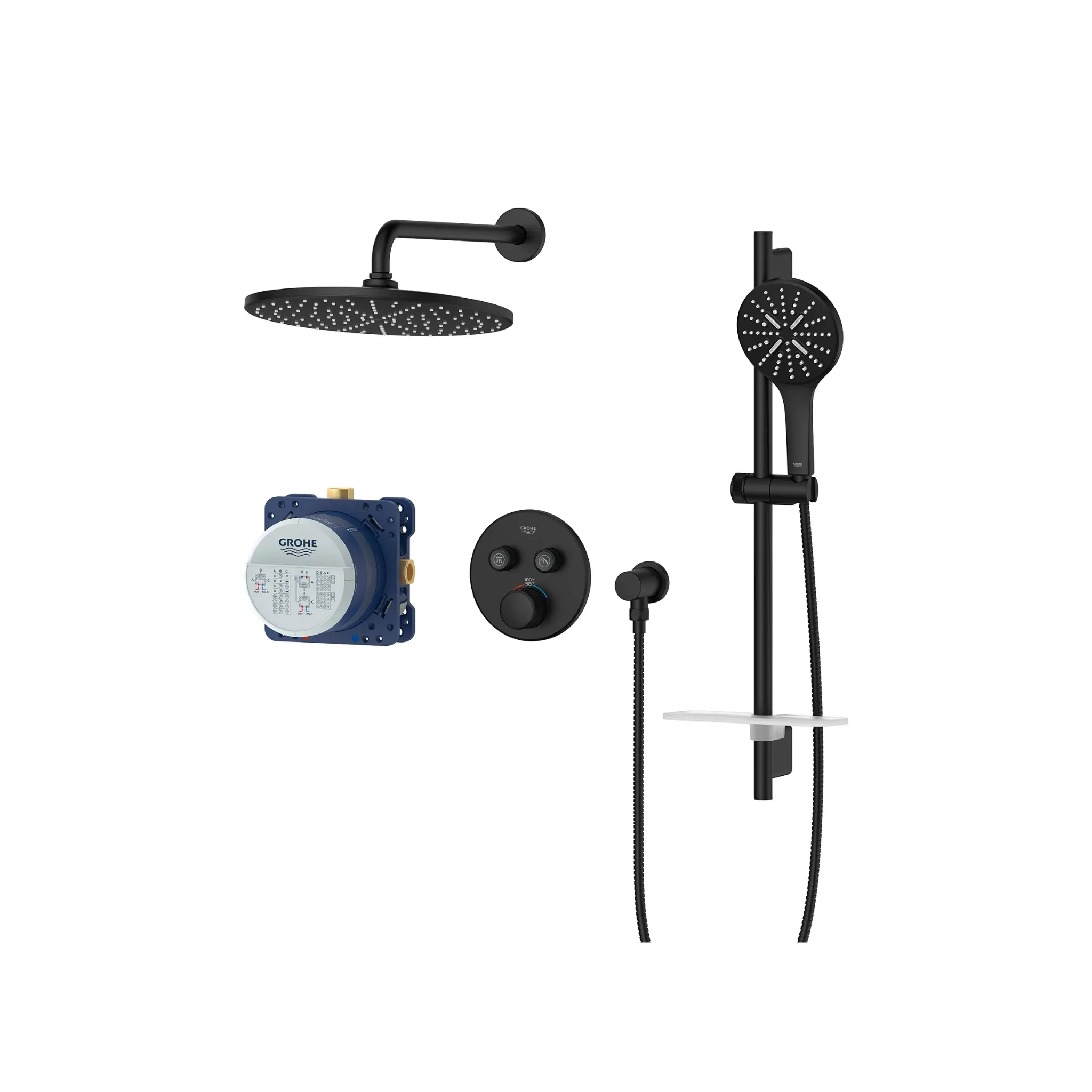 Ensemble de robinet de douche thermostatique Collection SMARTCONTROL - Image 3