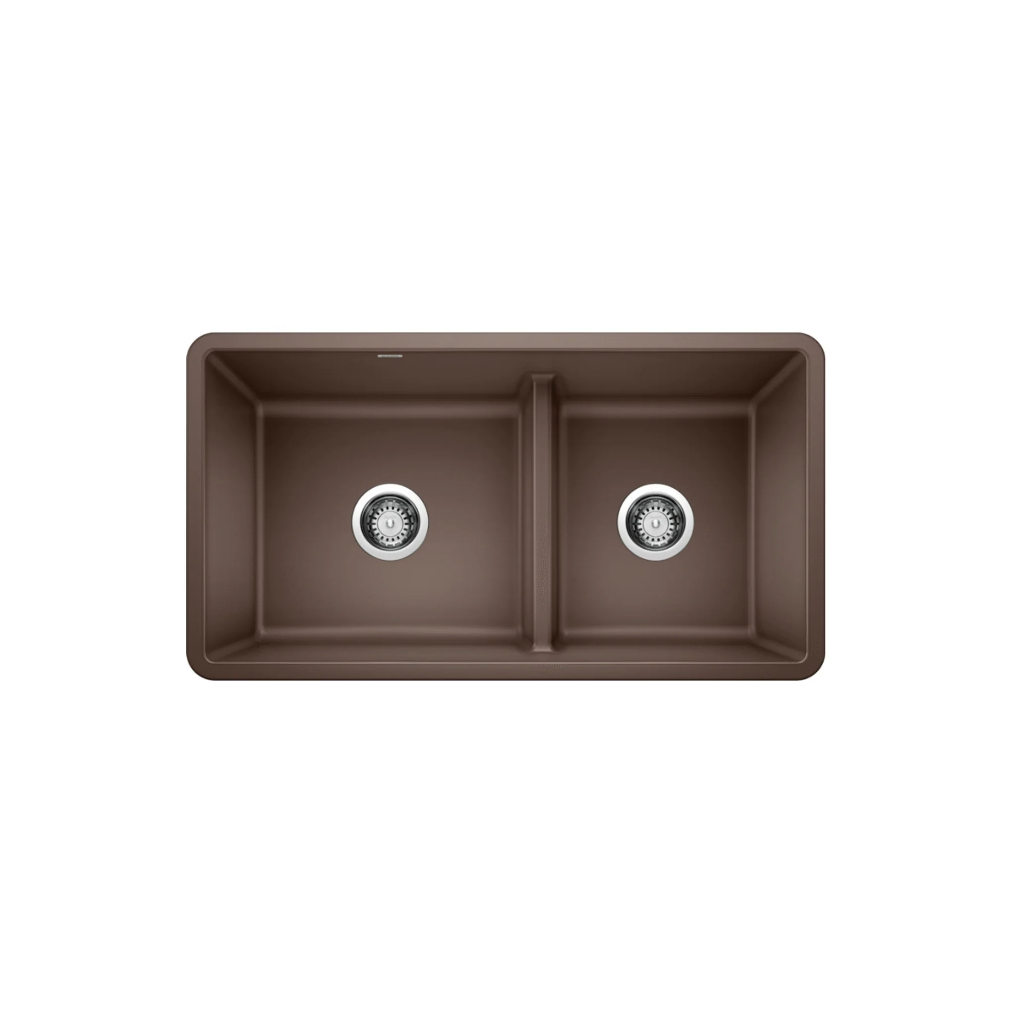 Évier de cuisine double avec Diviseur Bas Précis U 1 3/4 - Image 6