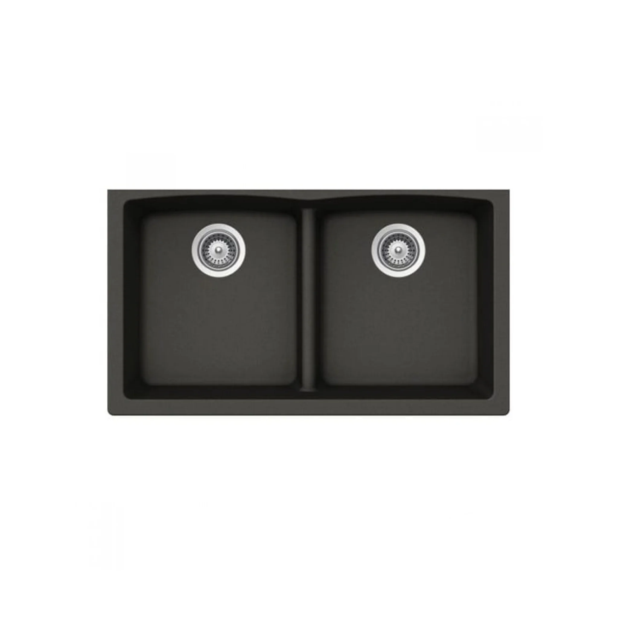 Évier de cuisine double à cuve basse en Granite Sous Plan Collection Virtuo - Image 4