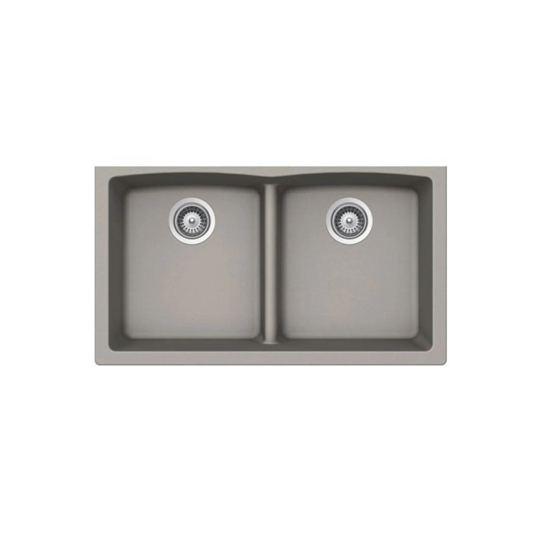 Évier de cuisine double à cuve basse en Granite Sous Plan Collection Virtuo - Image 5
