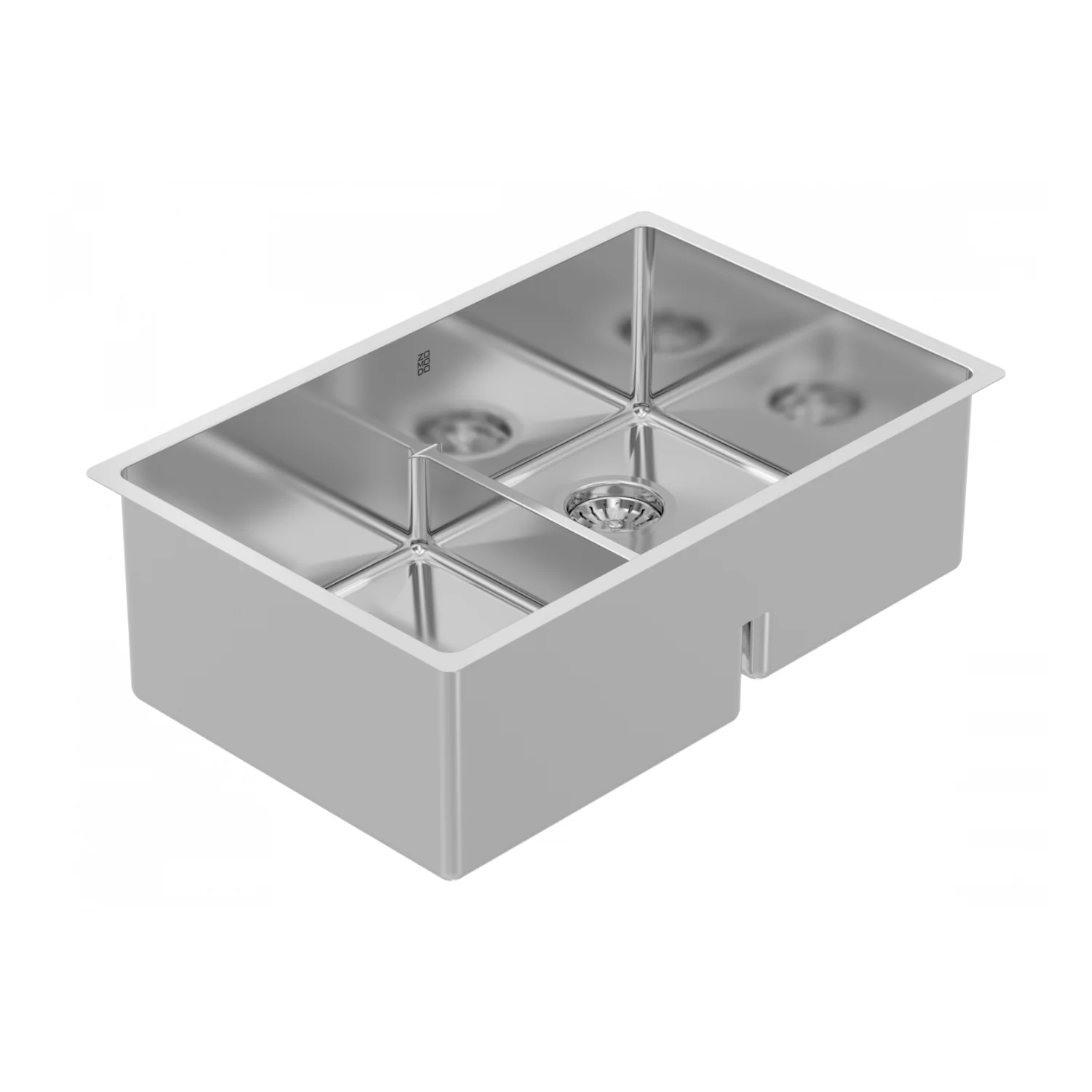 Évier de cuisine double à diviseur bas sous plan Collection Montego - Image 5