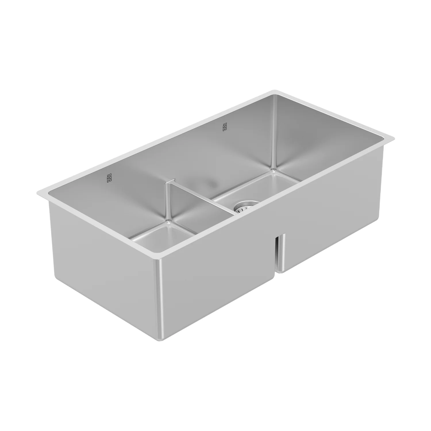 Évier de cuisine double à diviseur bas sous plan Collection Montego - Image 8