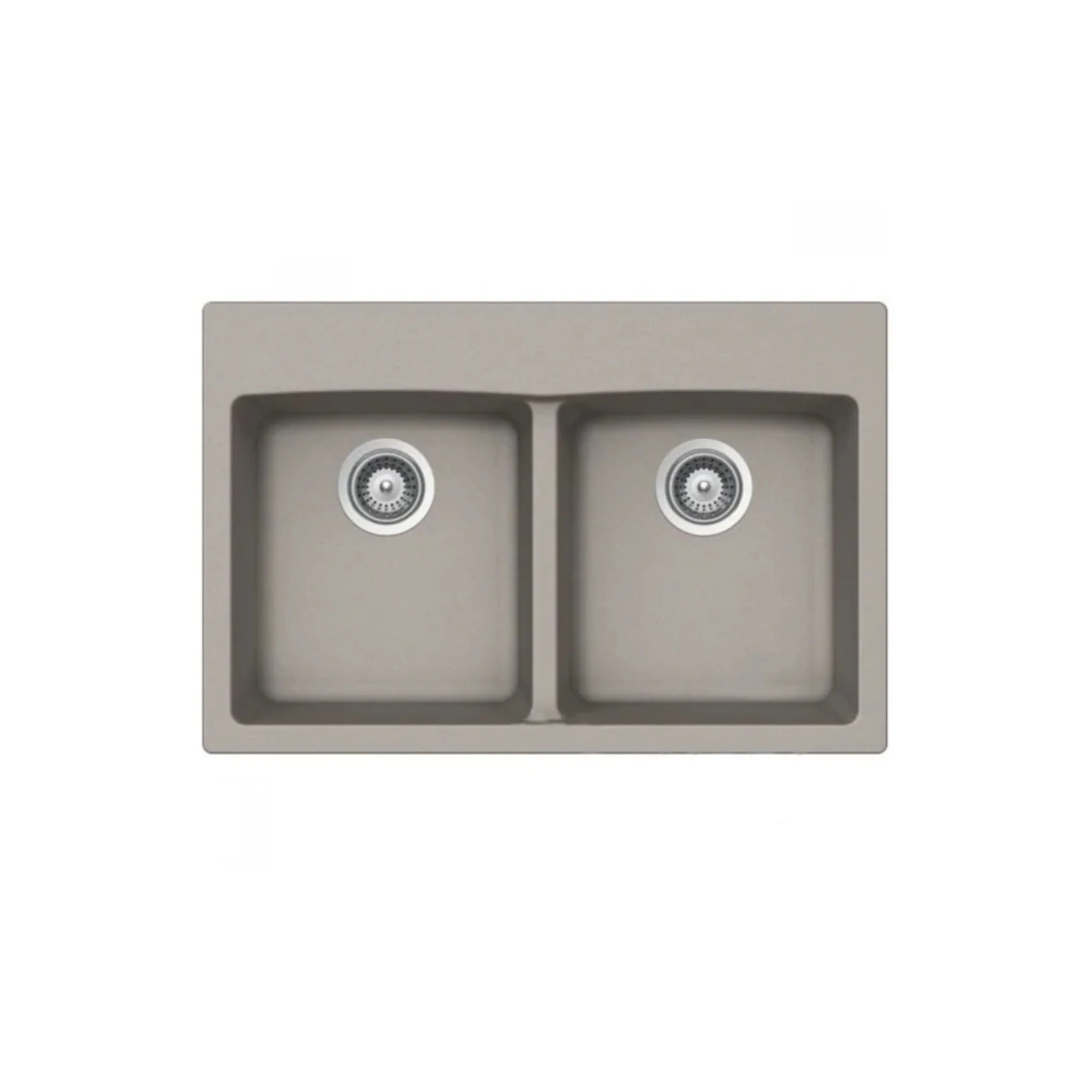Évier de cuisine double en Granite Sur plan Collection Virtuo - Image 5