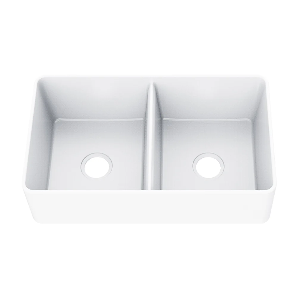Évier de cuisine double avec tablier Collection Kaltenbach GS