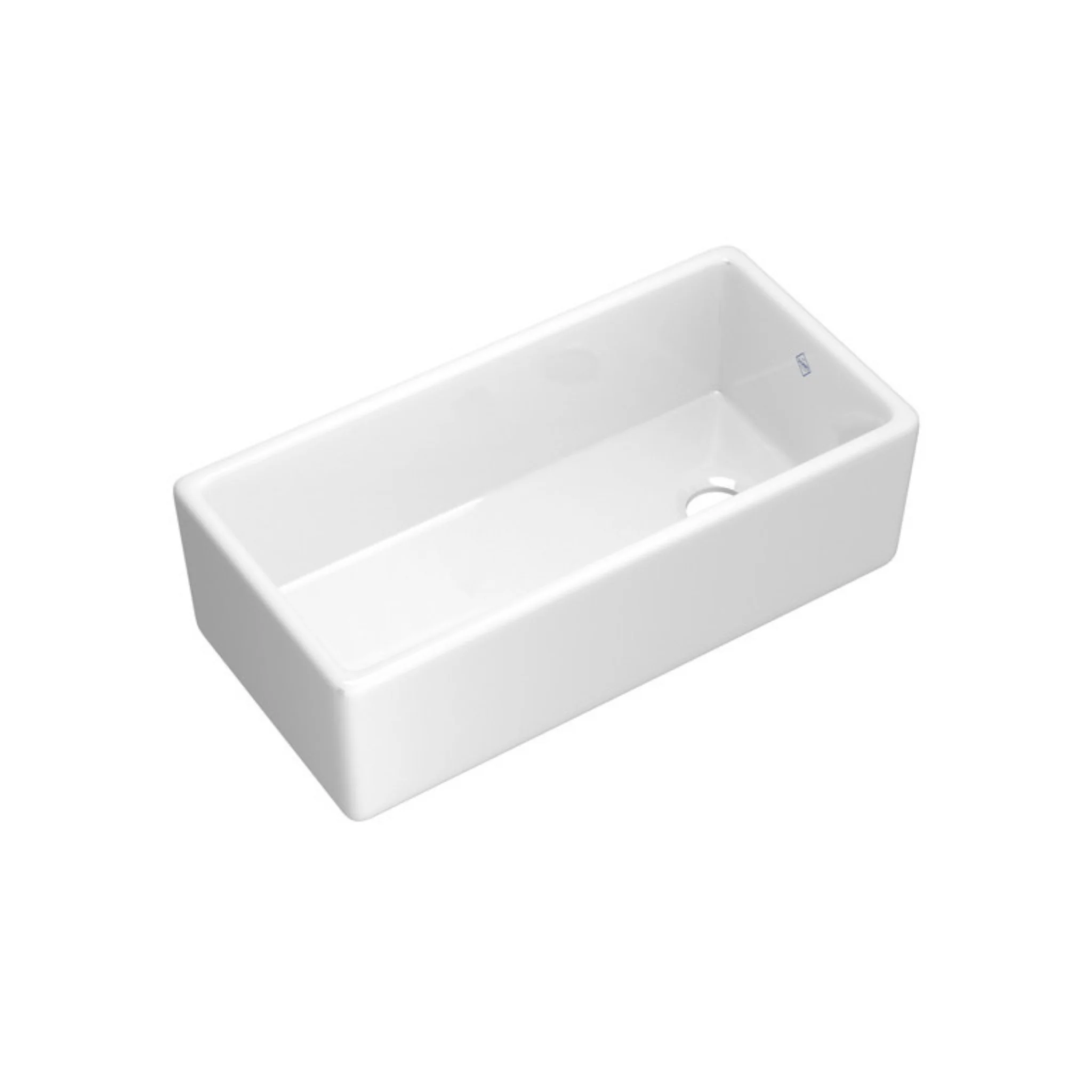 Évier de cuisine style Shaker classique en argile réfractaire à tablier 36"