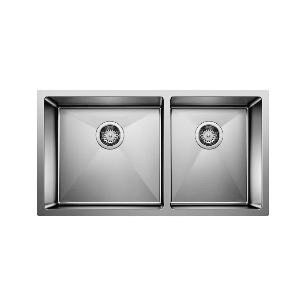 Évier de cuisine double R15 U 1 3/4 Collection Quatrus
