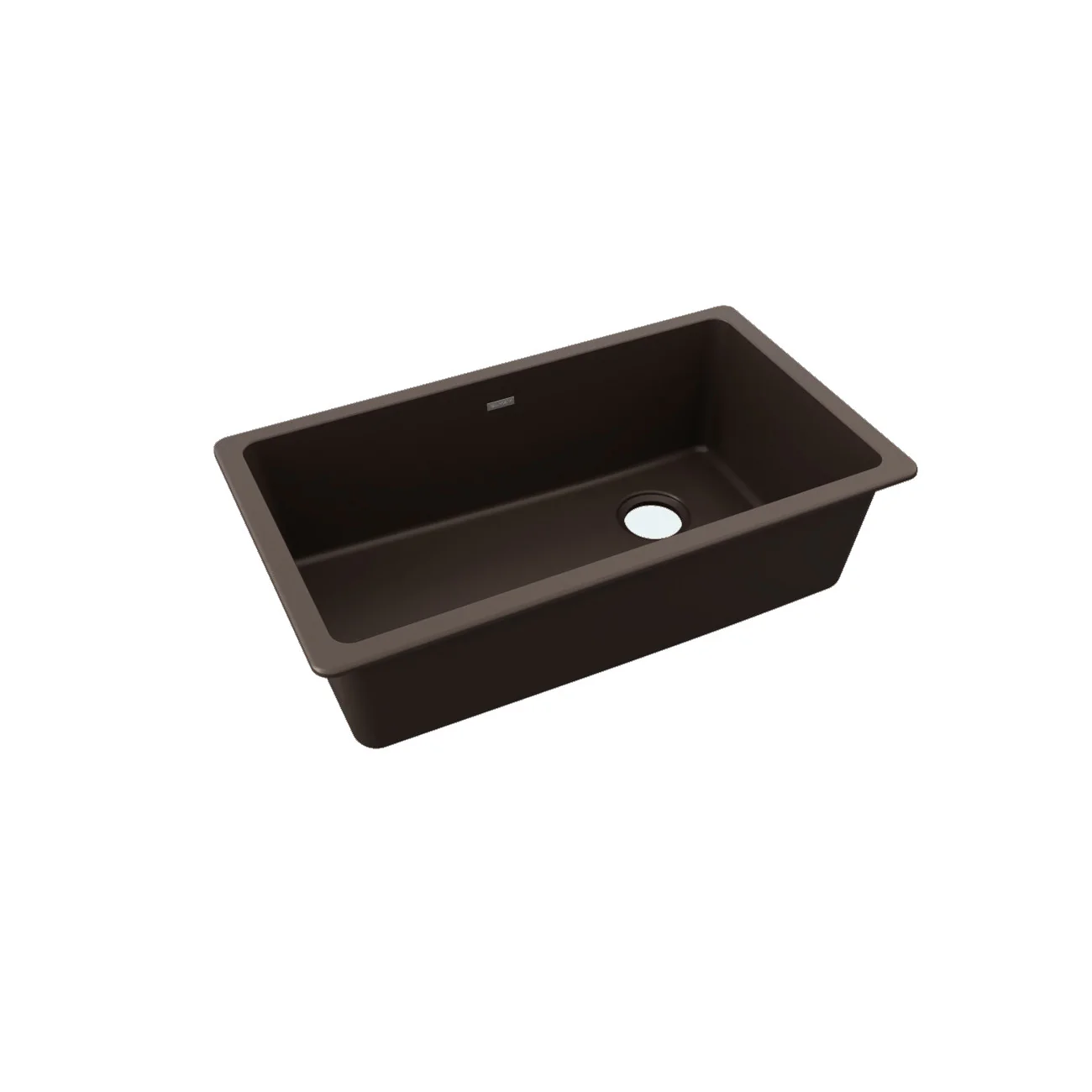Évier simple Quartz Classic sous-plan, drain décentré 33" x 22" x 9-1/2" - Image 5