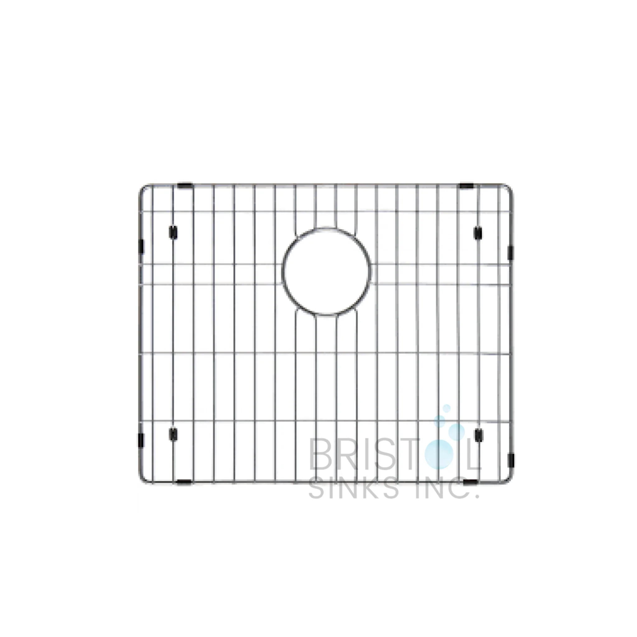 Grille en acier inoxydable Bristol BG1207